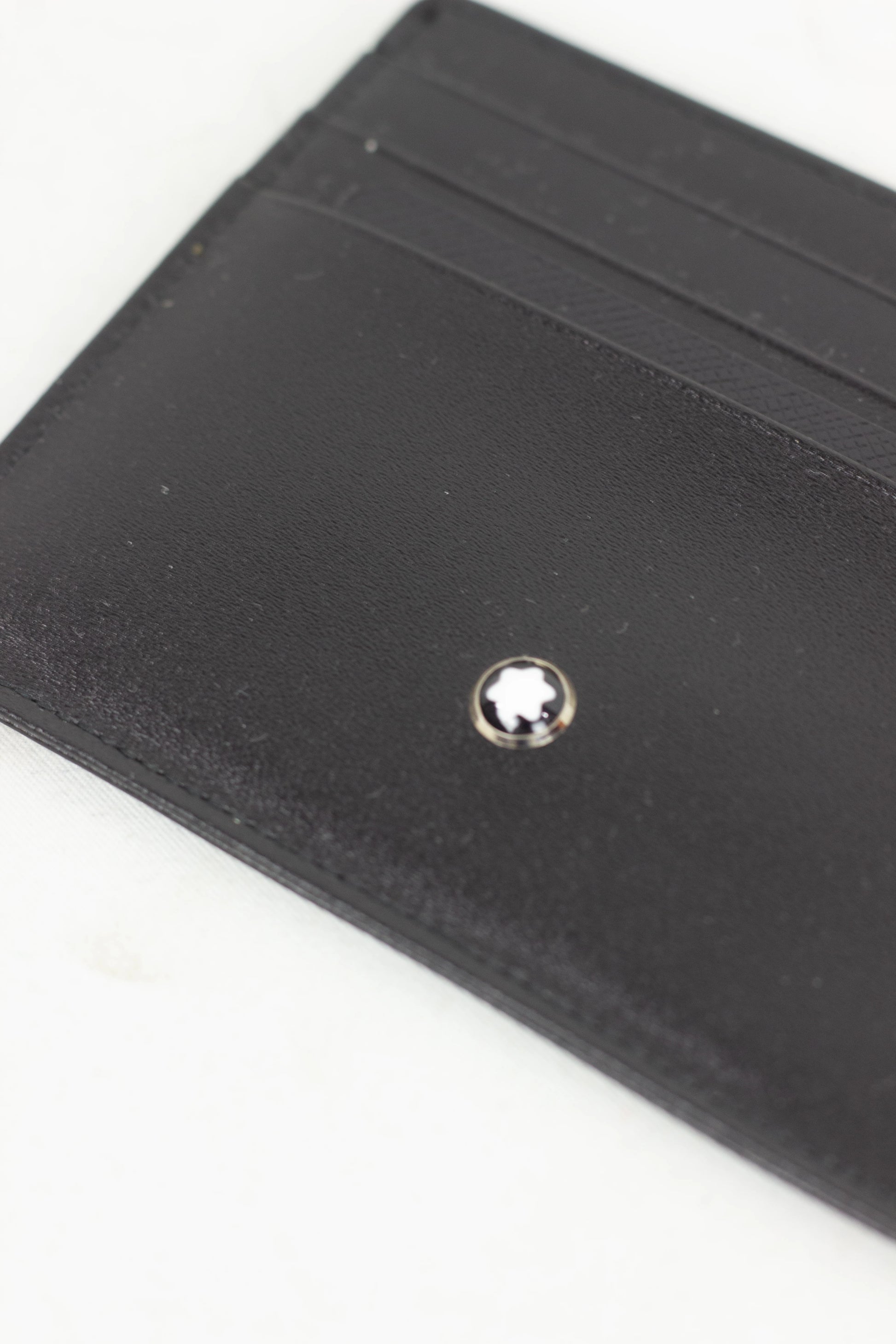 Black Leather Card Holder