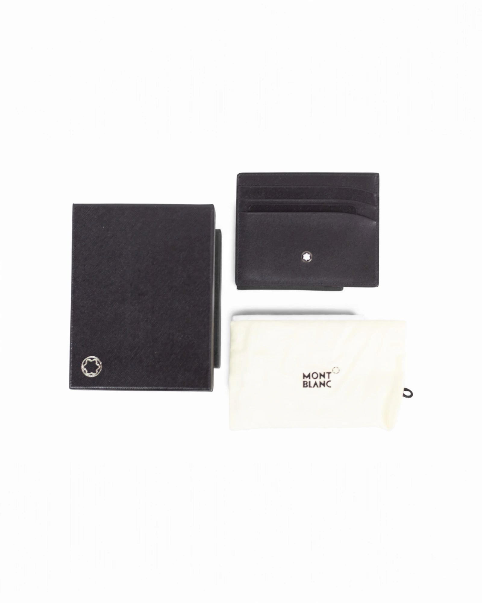 Black Leather Card Holder