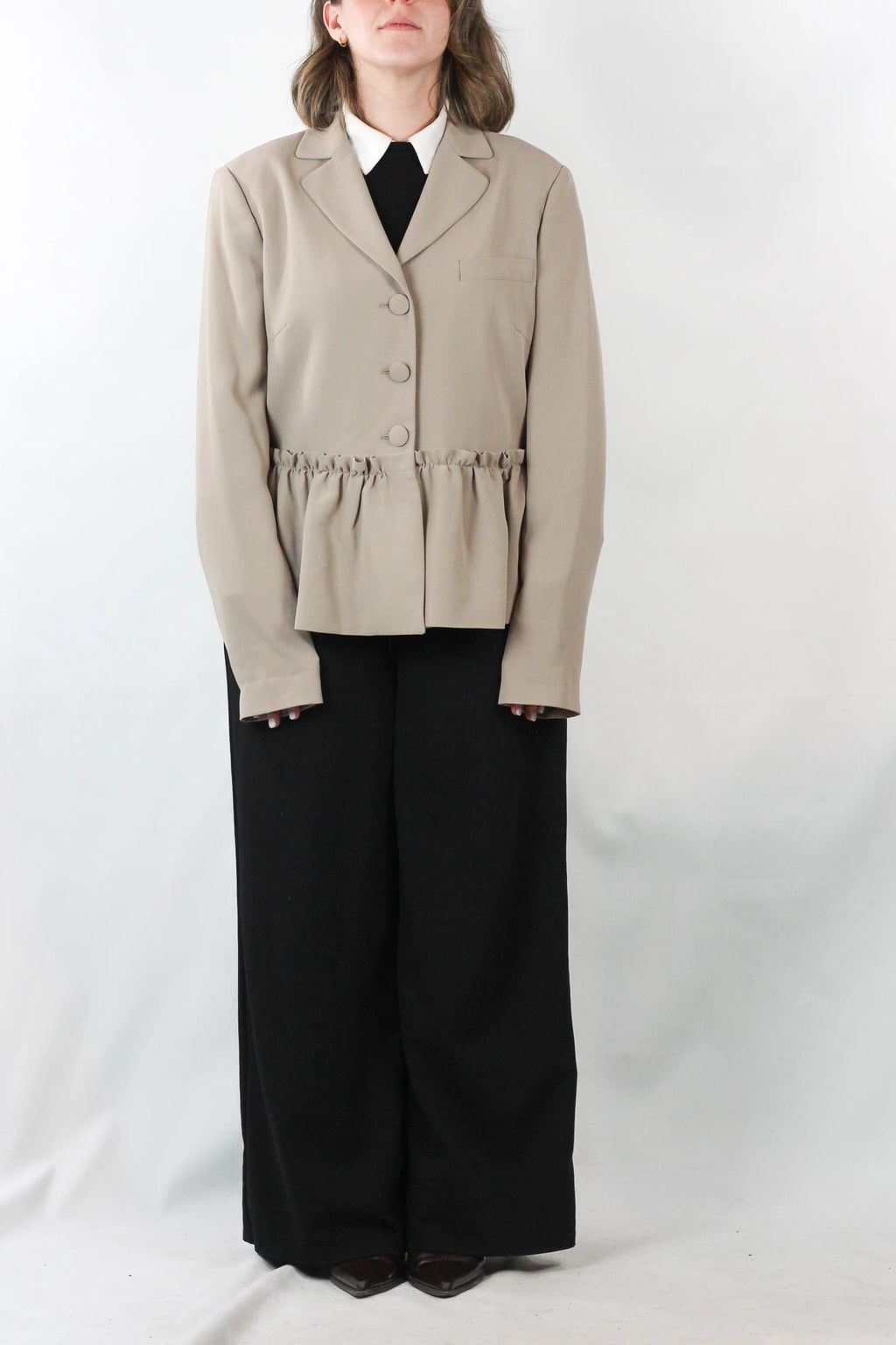 Sand Beige Blazer
