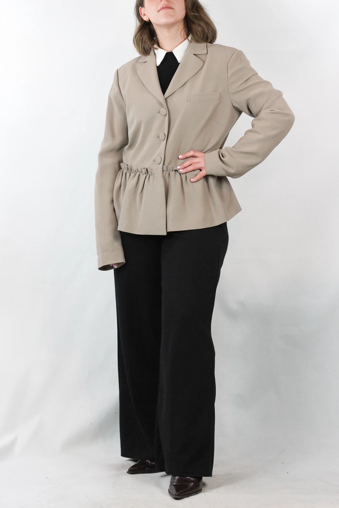 Sand Beige Blazer