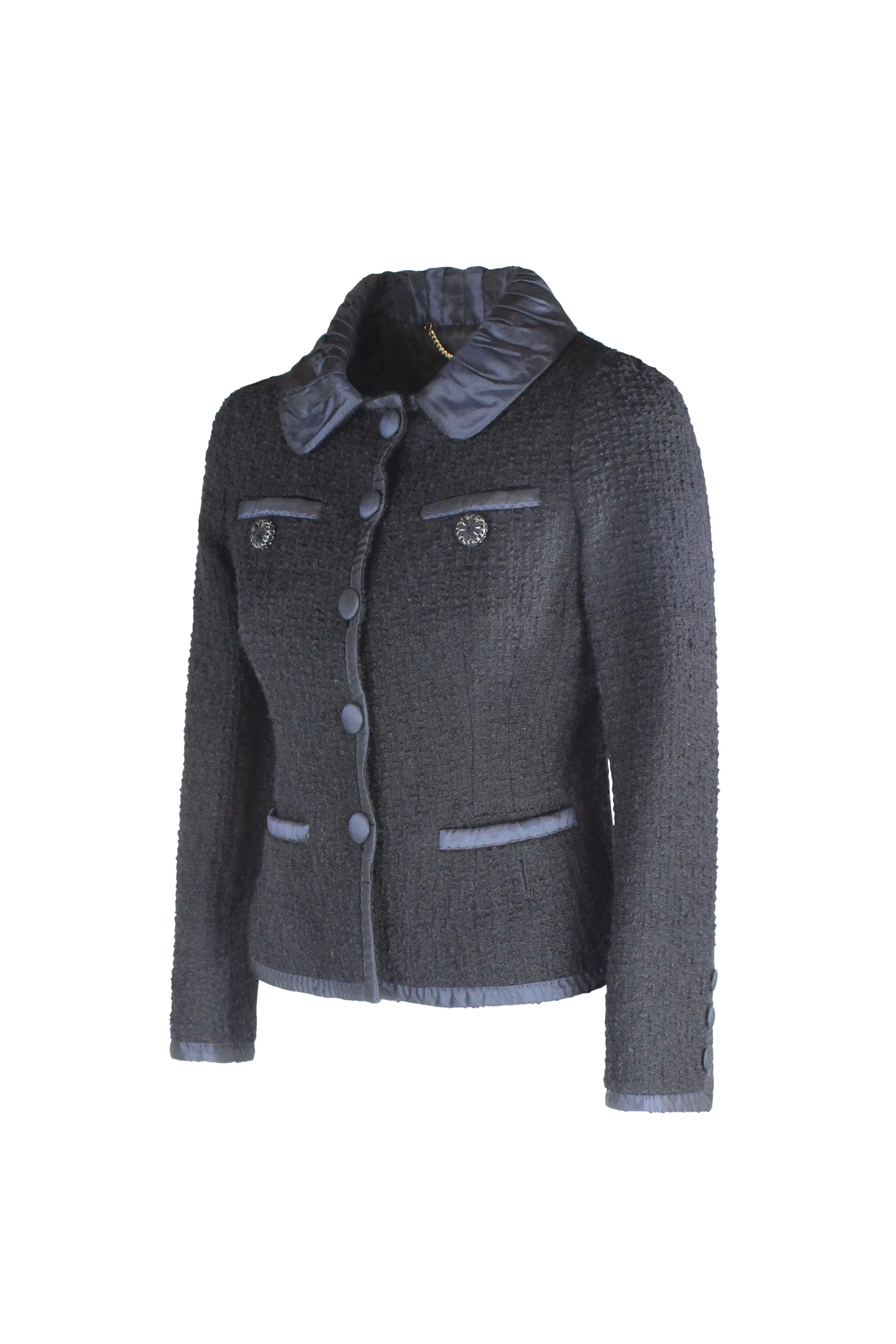 Classic Blue Tweed Jacket
