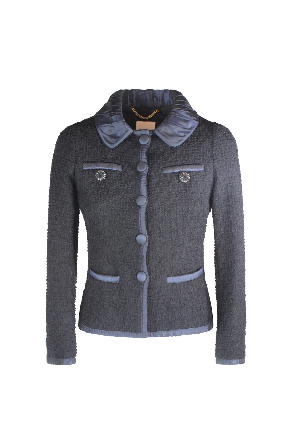 Classic Blue Tweed Jacket