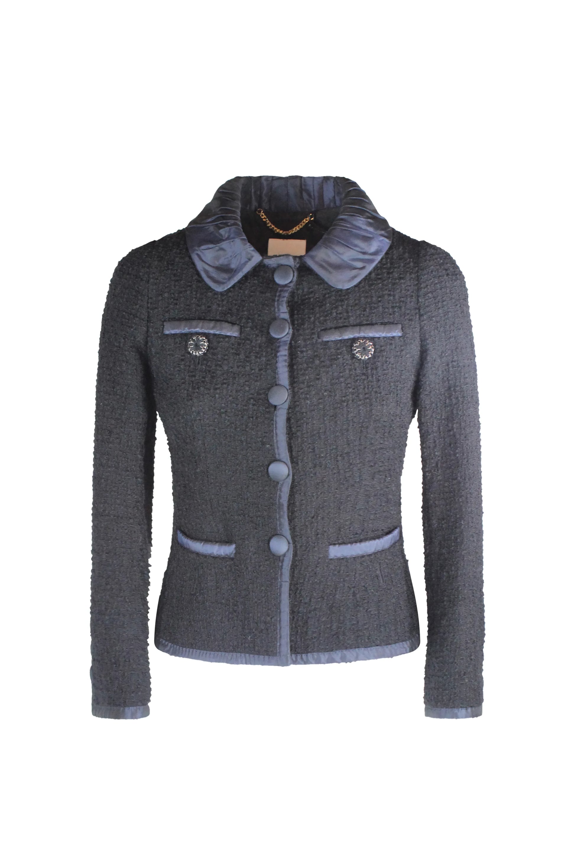 Classic Blue Tweed Jacket