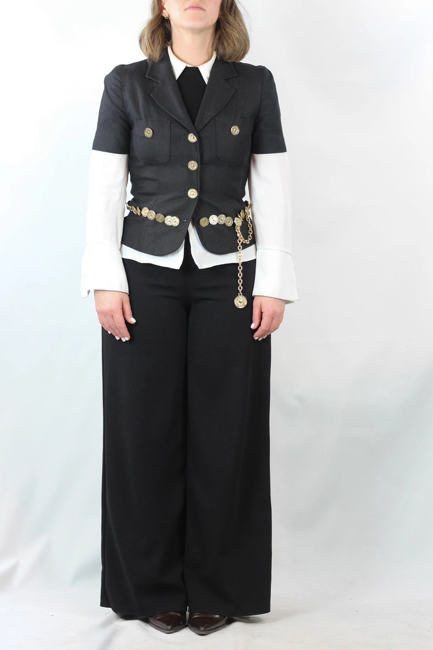 Short-Sleeve Safari-Inspired Jacket