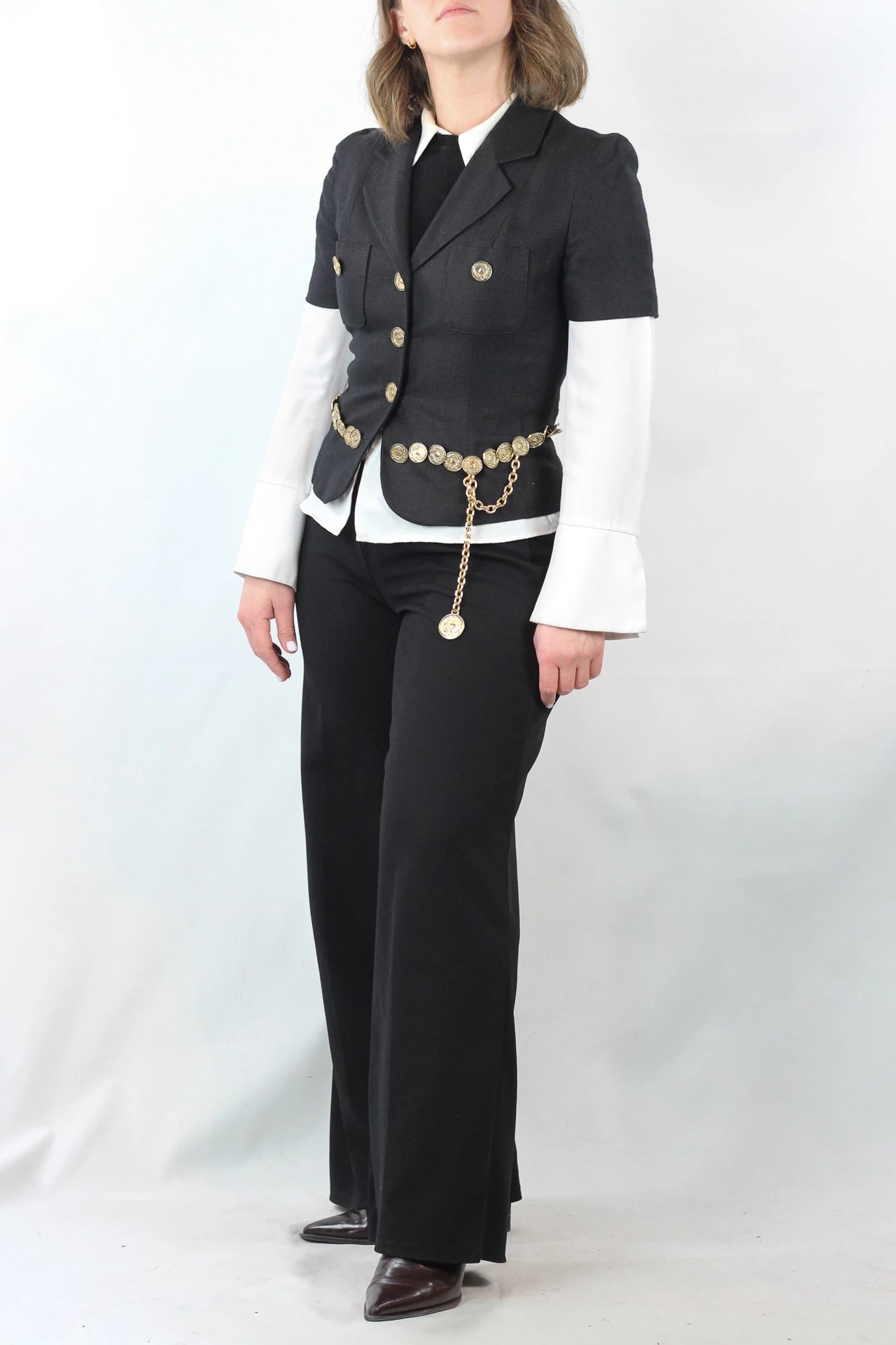 Short-Sleeve Safari-Inspired Jacket