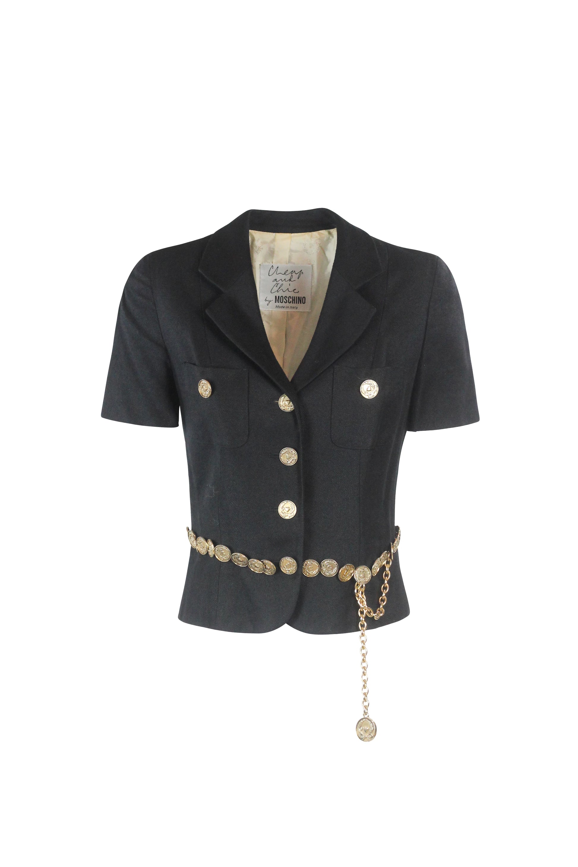 Short-Sleeve Safari-Inspired Jacket