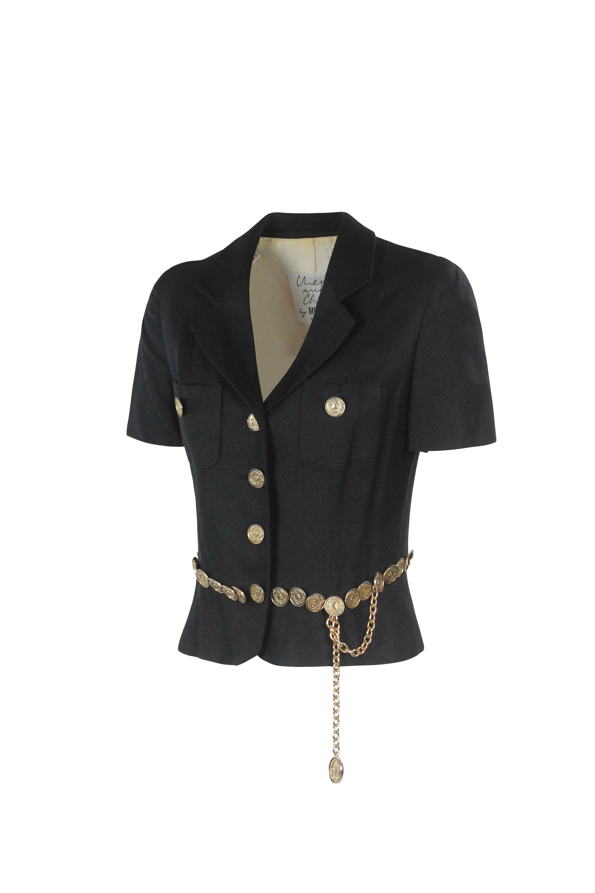 Short-Sleeve Safari-Inspired Jacket