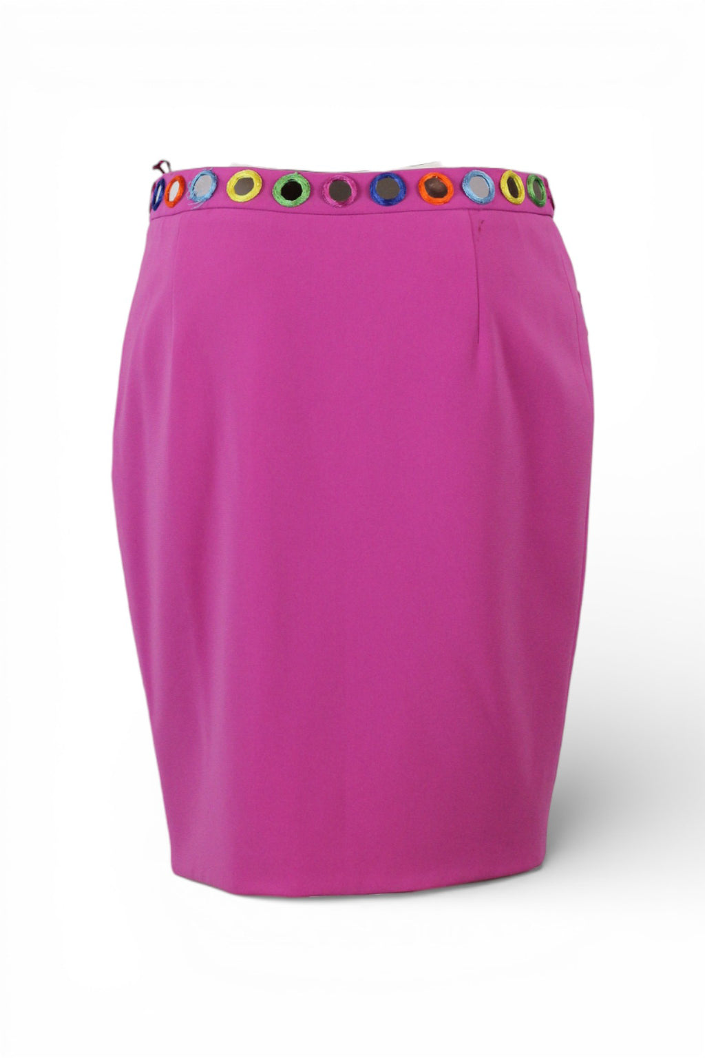 Pink Tulip Skirt with Mirror Embellishments