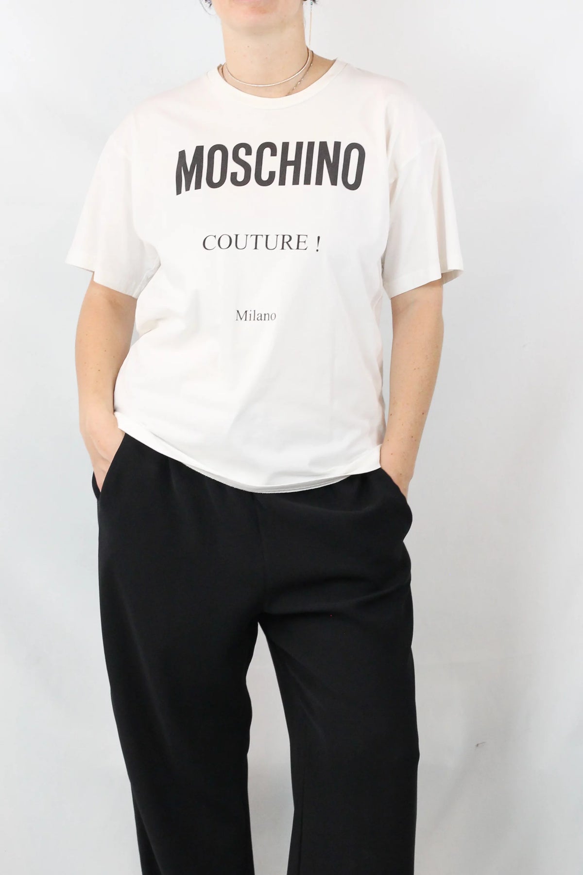 T-shirt in cotone con logo