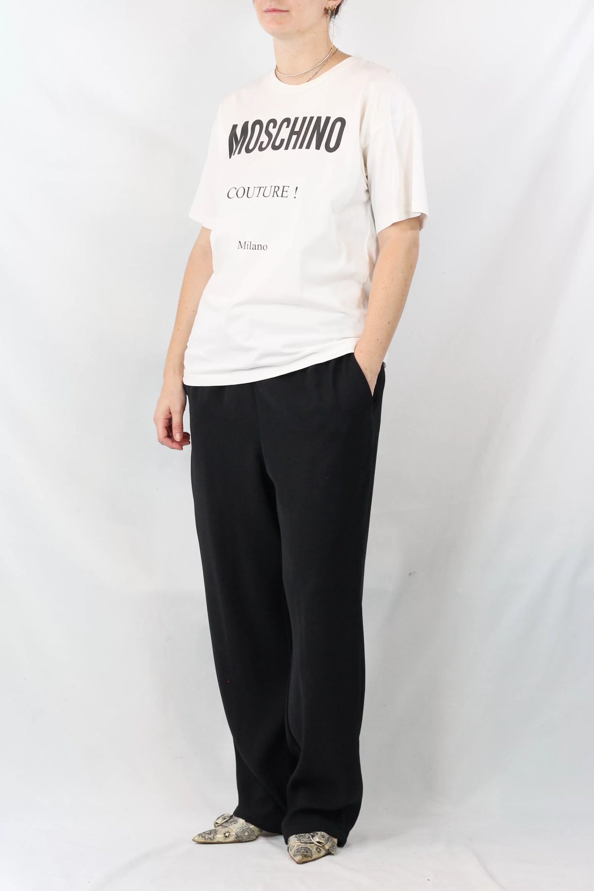T-shirt in cotone con logo