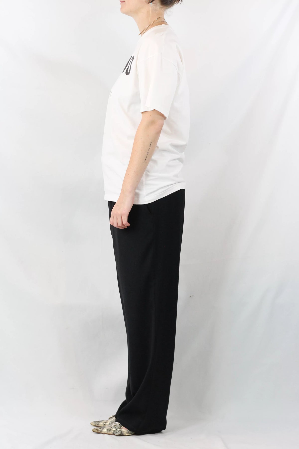T-shirt in cotone con logo