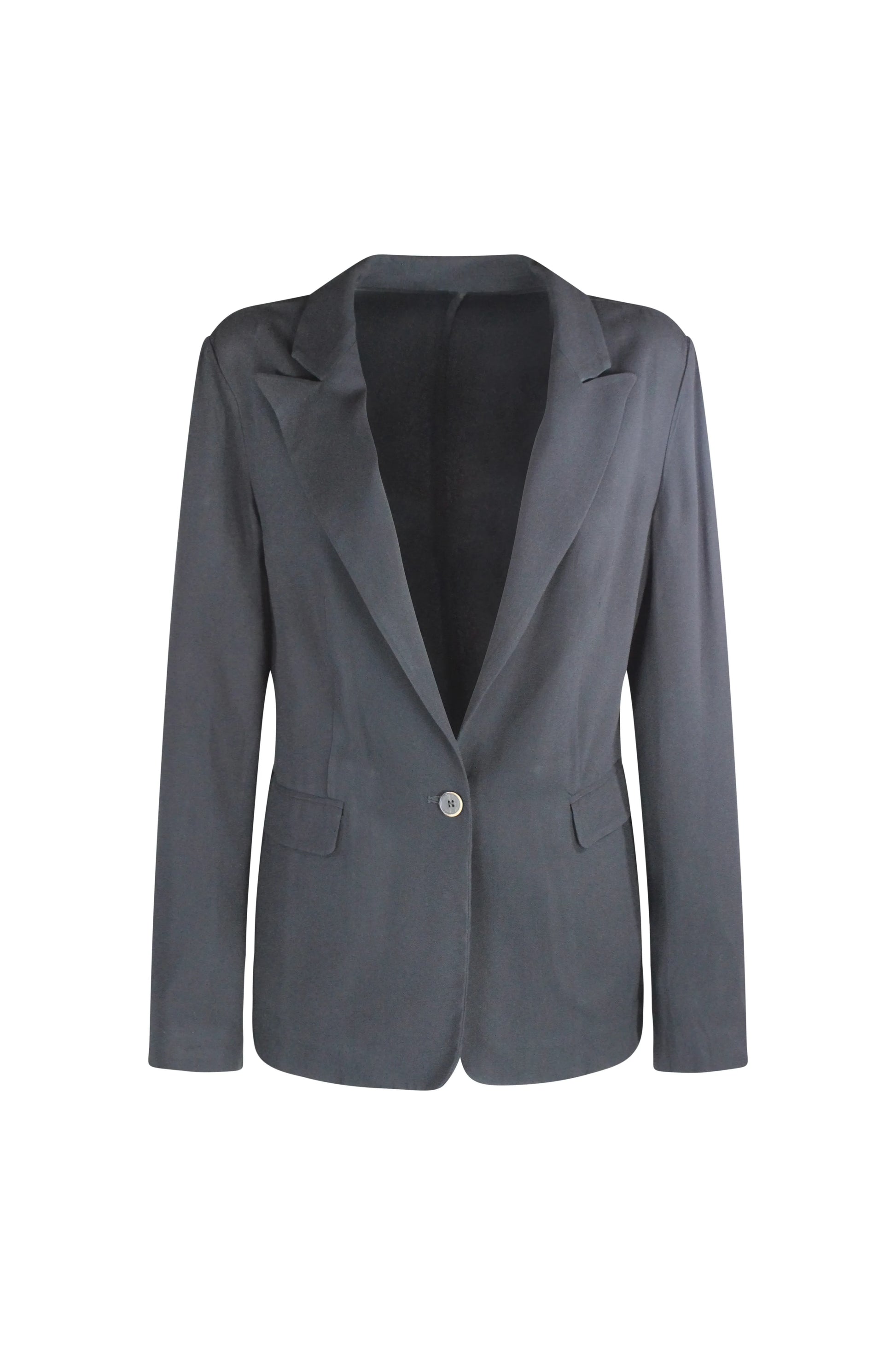Black Unstructured Blazer