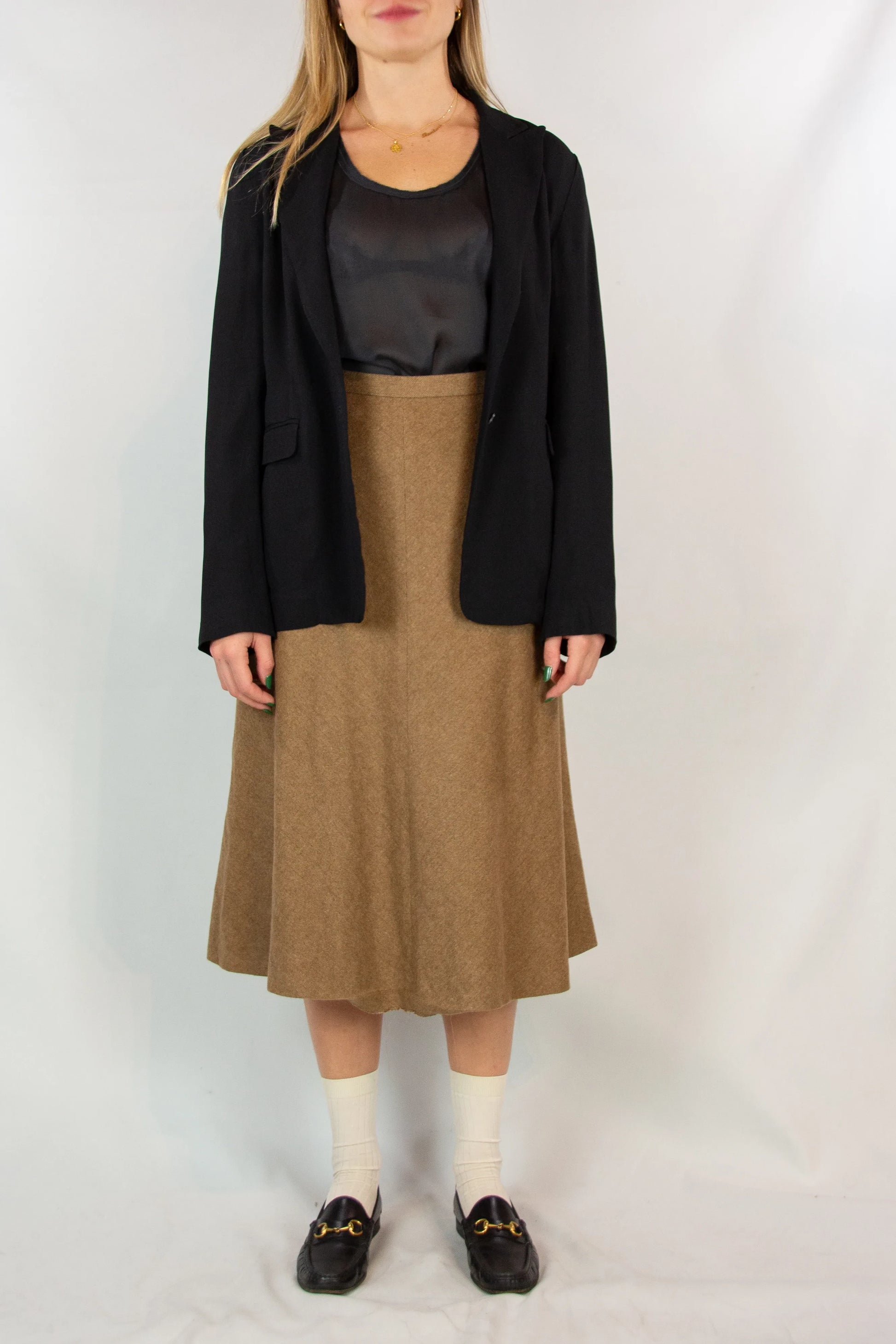Black Unstructured Blazer