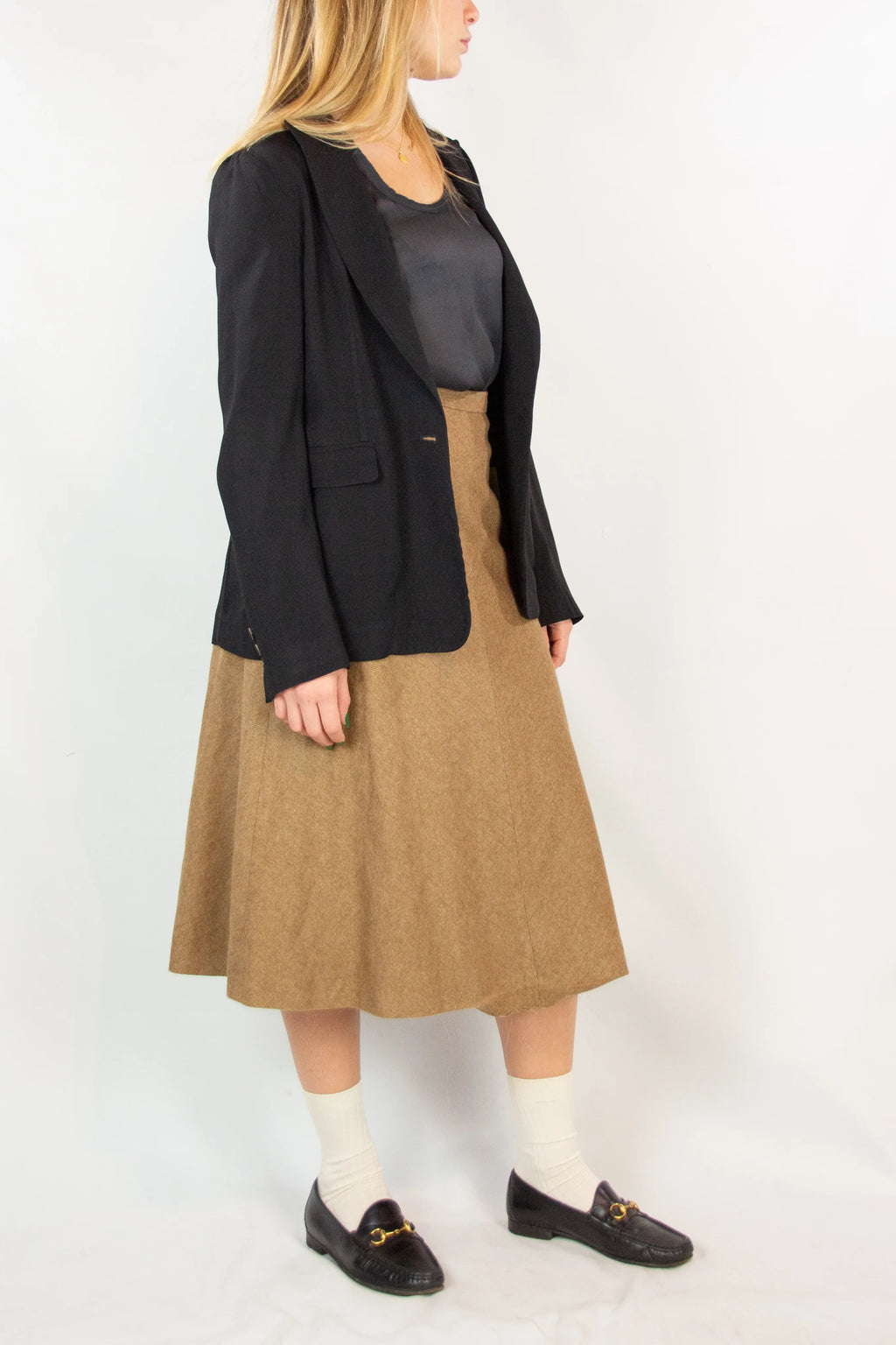 Black Unstructured Blazer