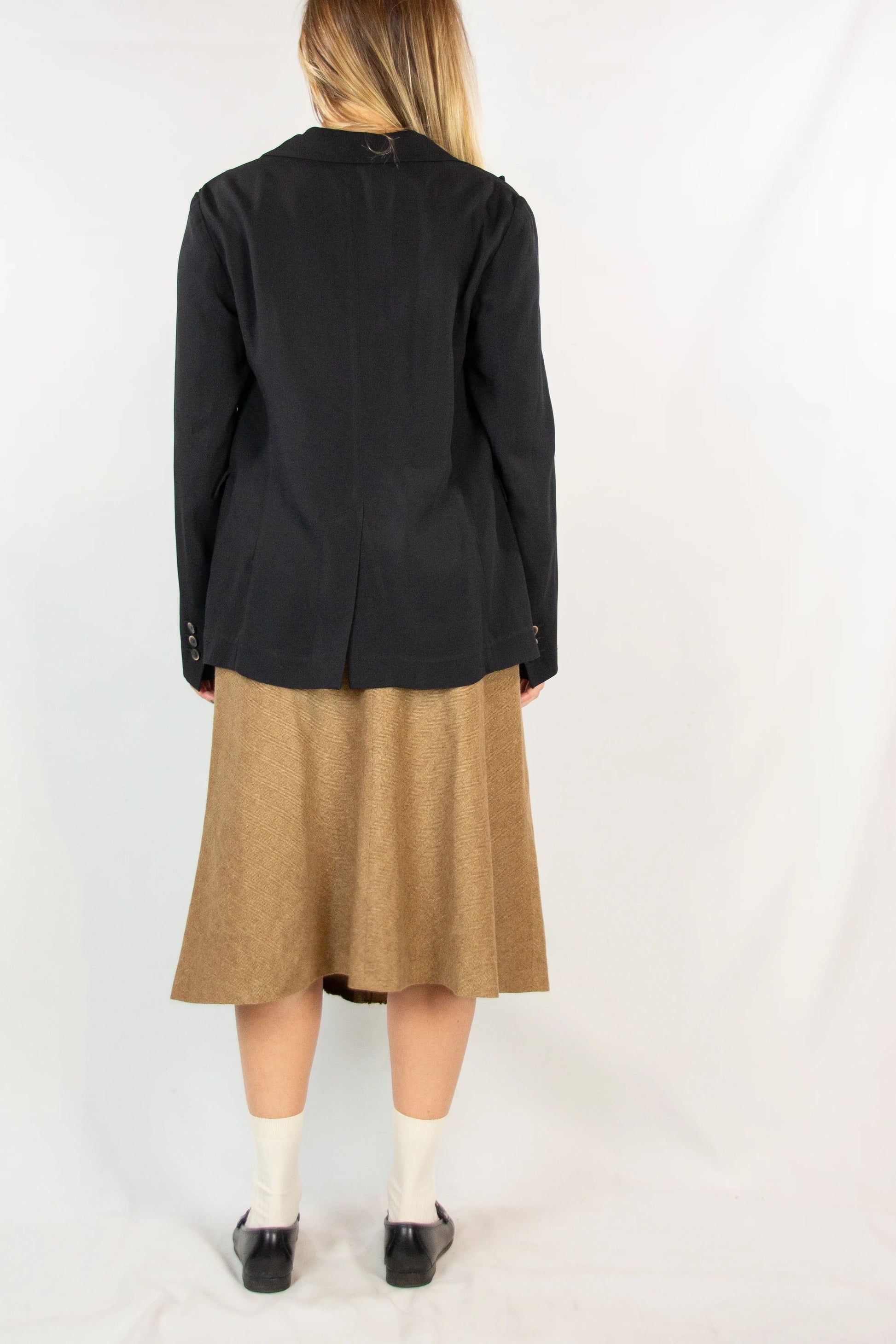 Black Unstructured Blazer