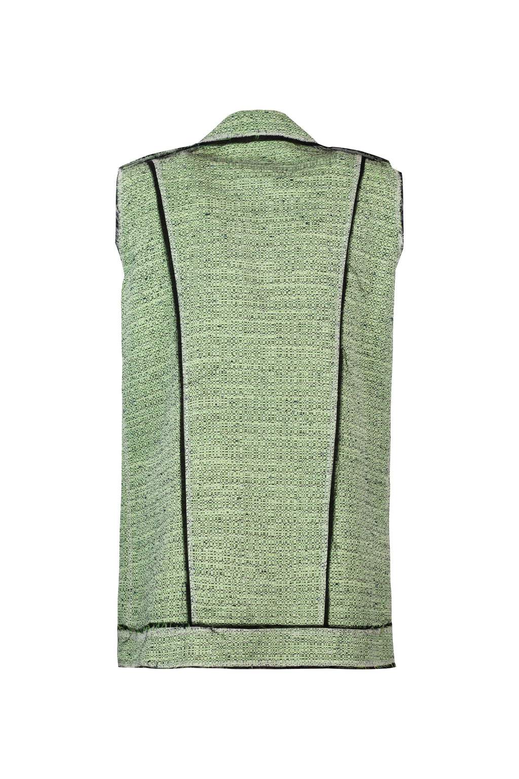 Neon Green Biker-Style Vest Resort2013