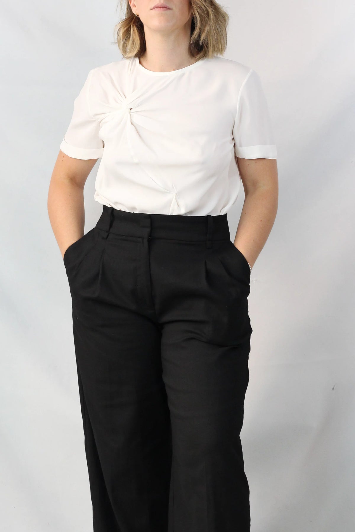 Silk Twist-Knot Top