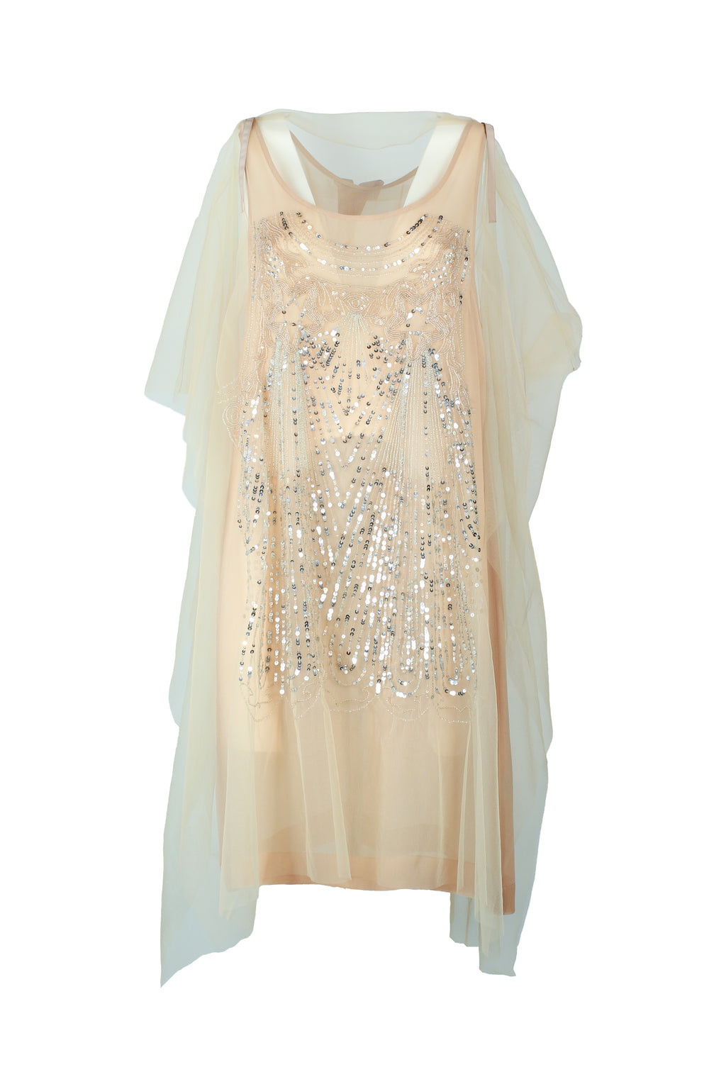 Draped Tulle Sequin Dress SS2017