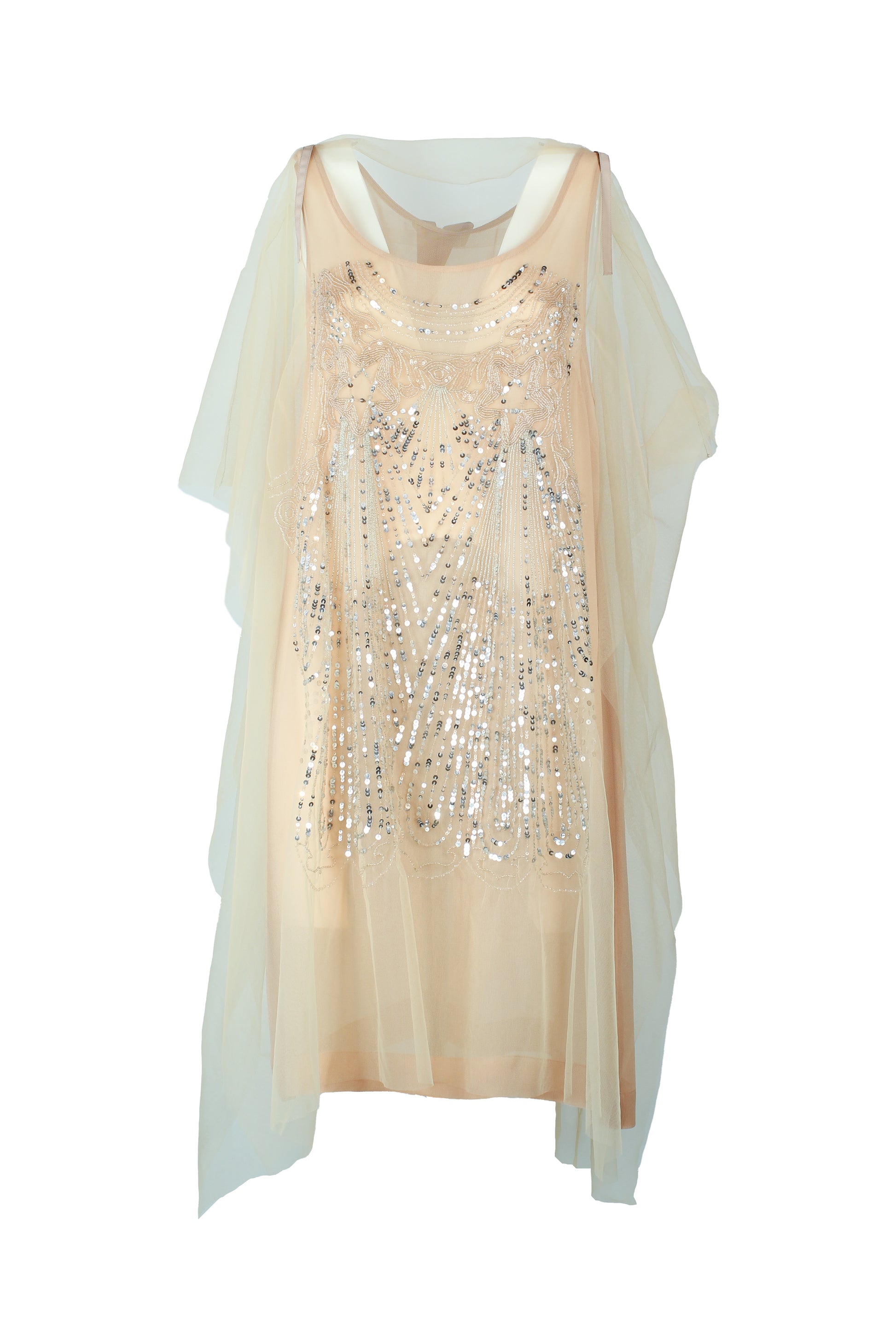 Draped Tulle Sequin Dress SS2017