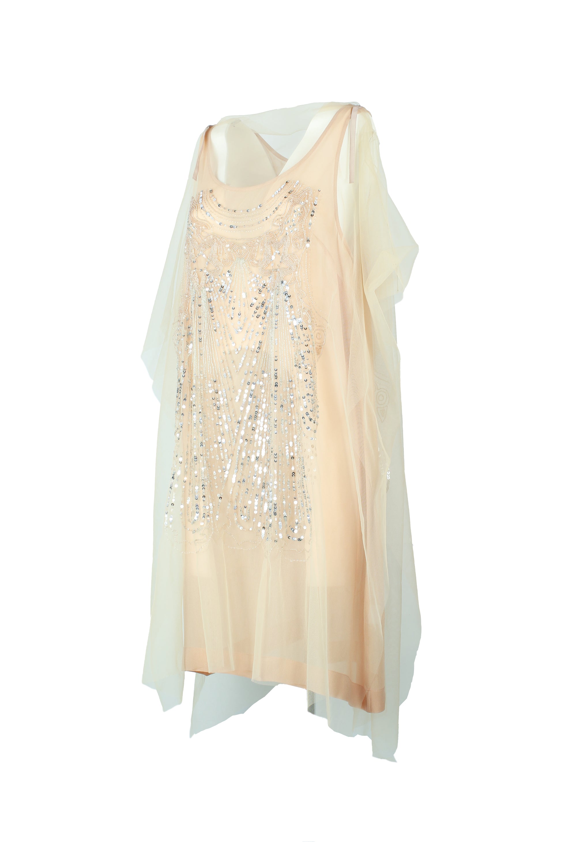 Draped Tulle Sequin Dress SS2017