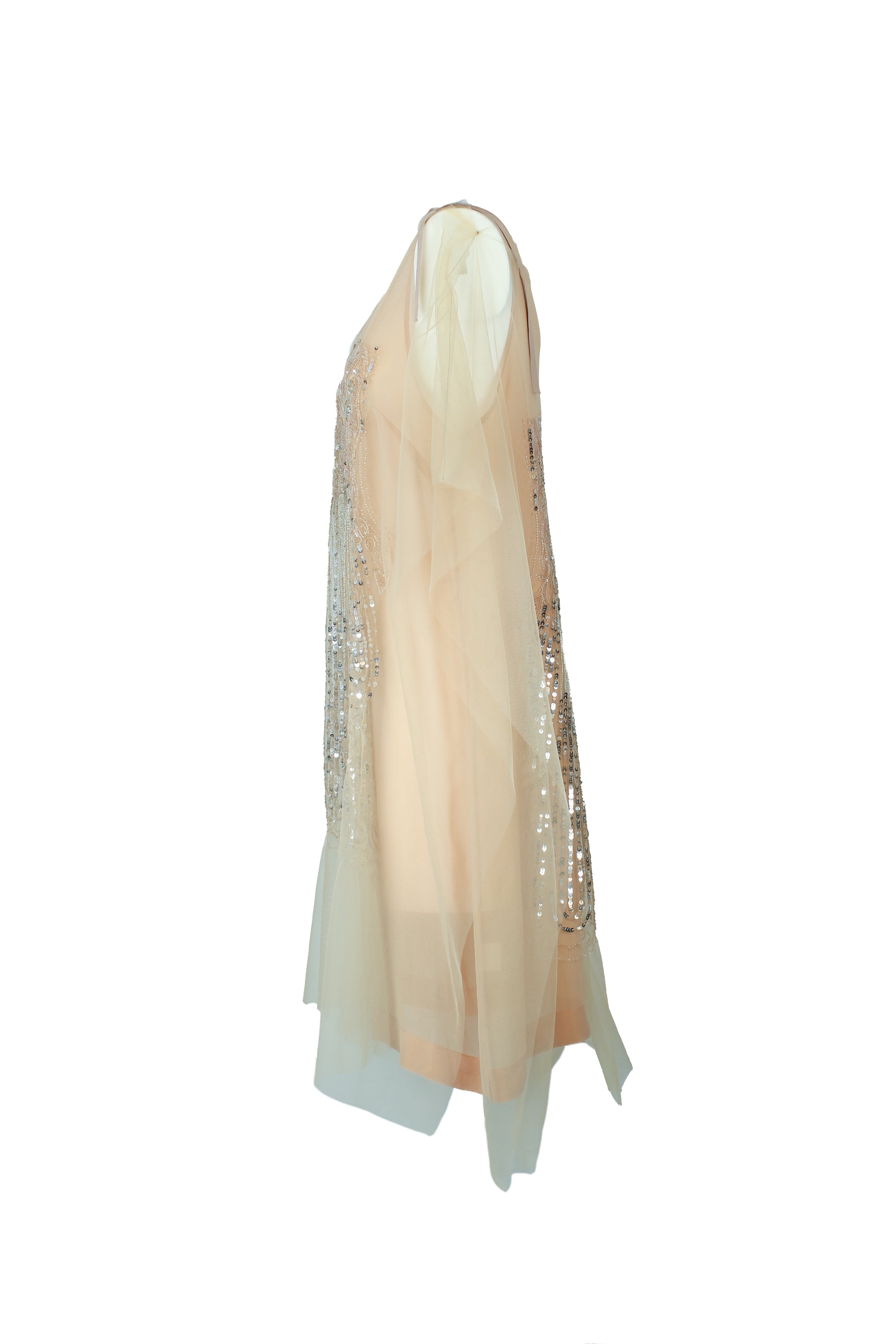 Draped Tulle Sequin Dress SS2017