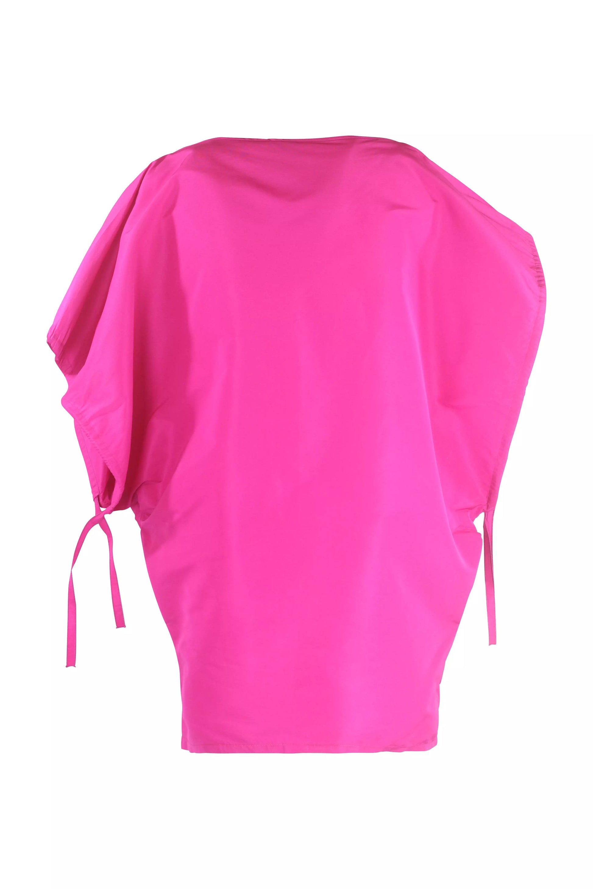 Fuchsia Structured Batwing Mini Dress Resort2020