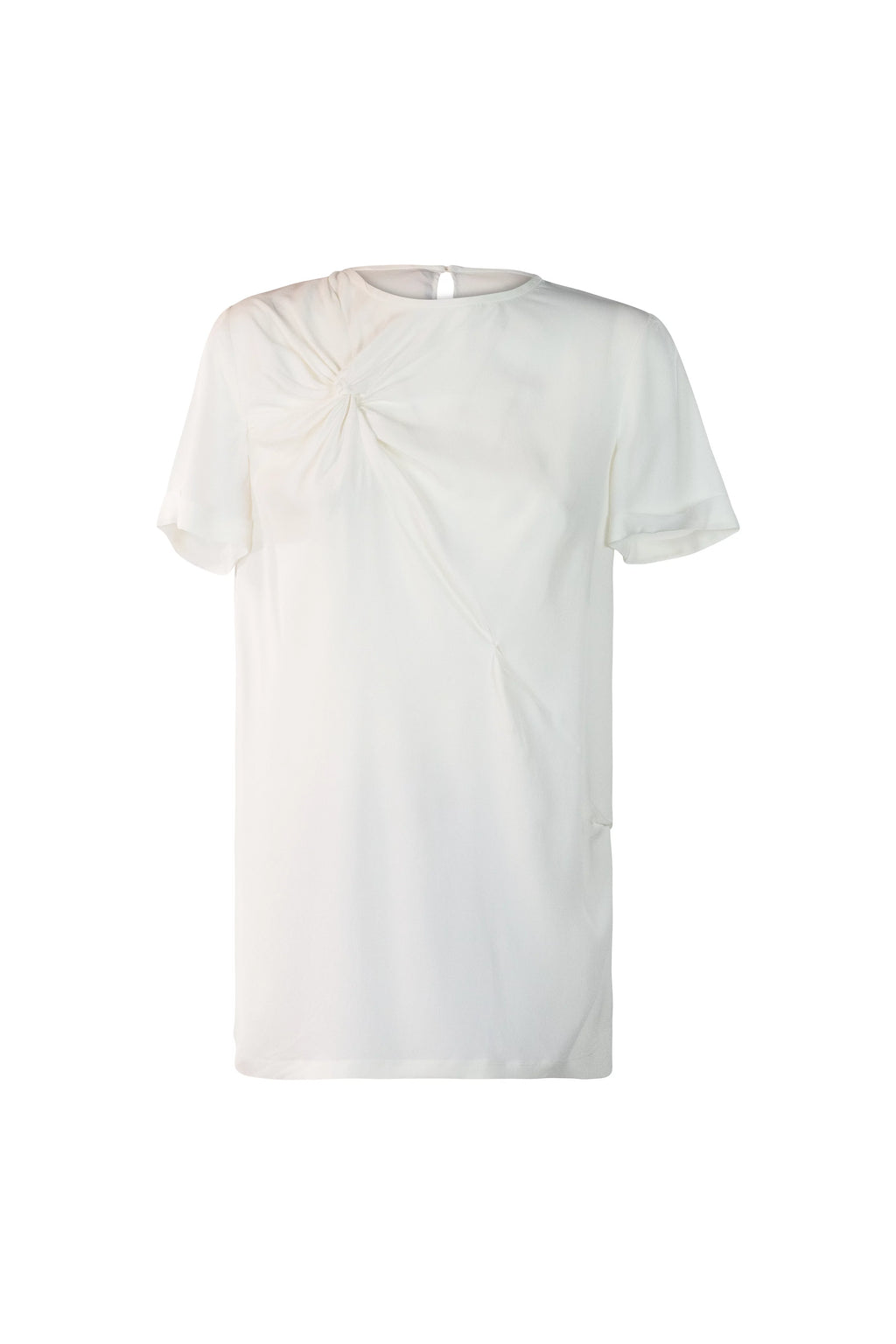 Top in seta con nodo
