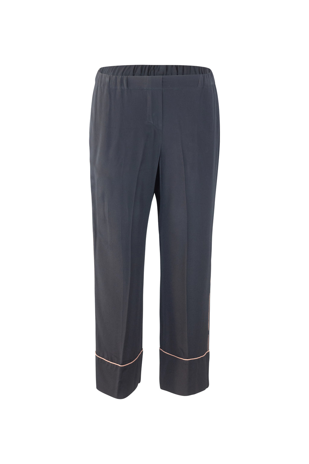 Silk Pajama-Style Trousers