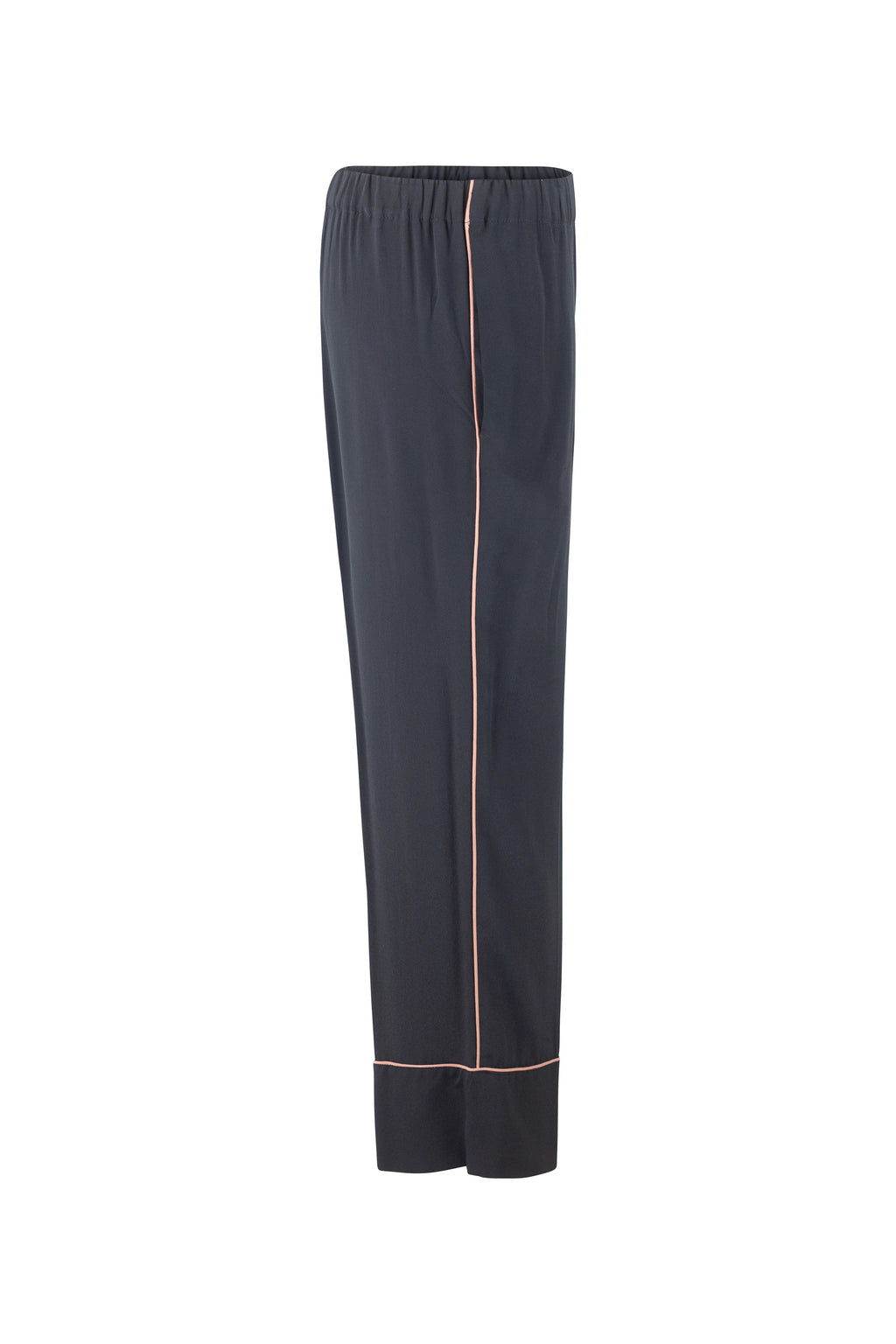Silk Pajama-Style Trousers