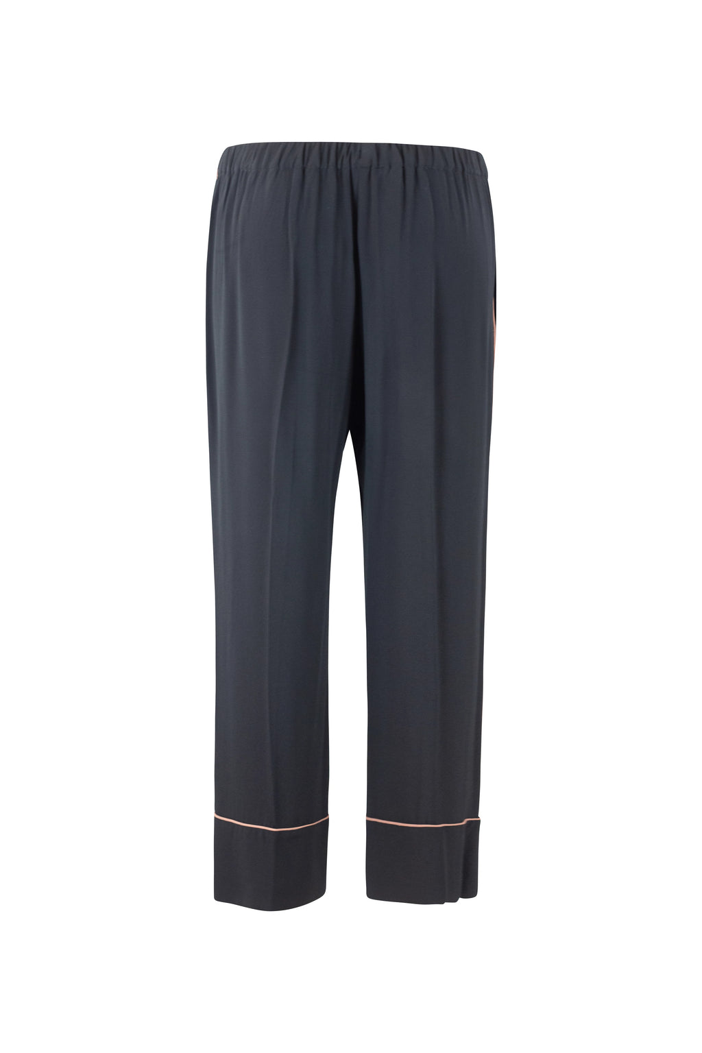 Silk Pajama-Style Trousers