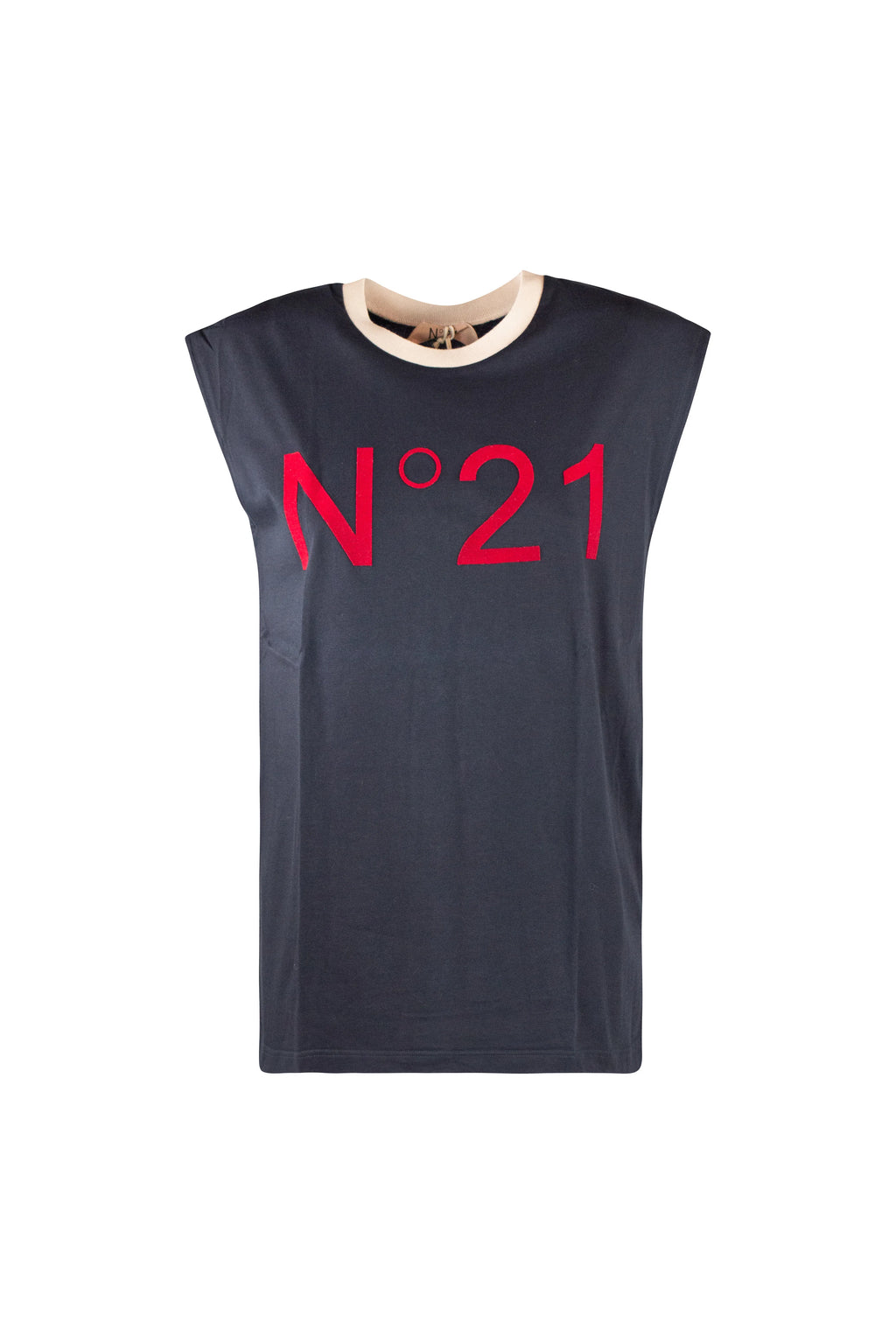 Sleveless logo tshirt