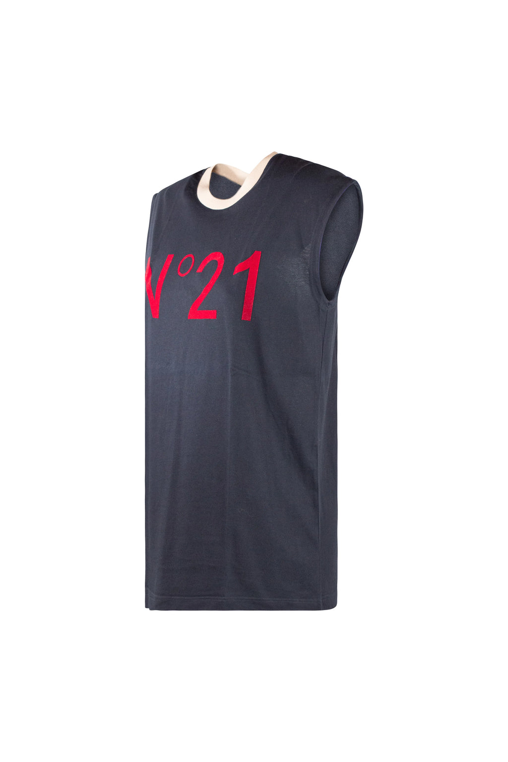 Sleveless logo tshirt