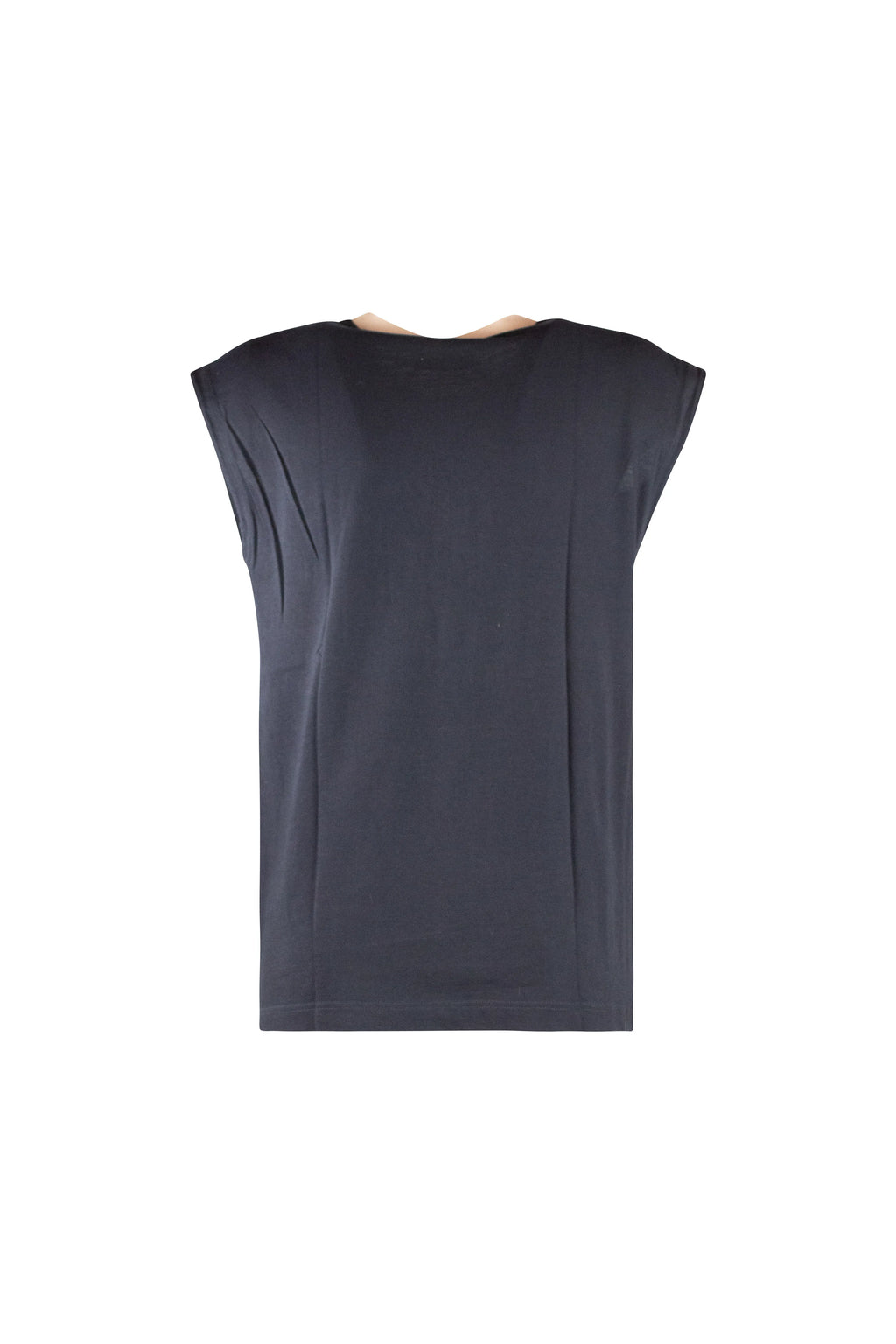 Sleveless logo tshirt