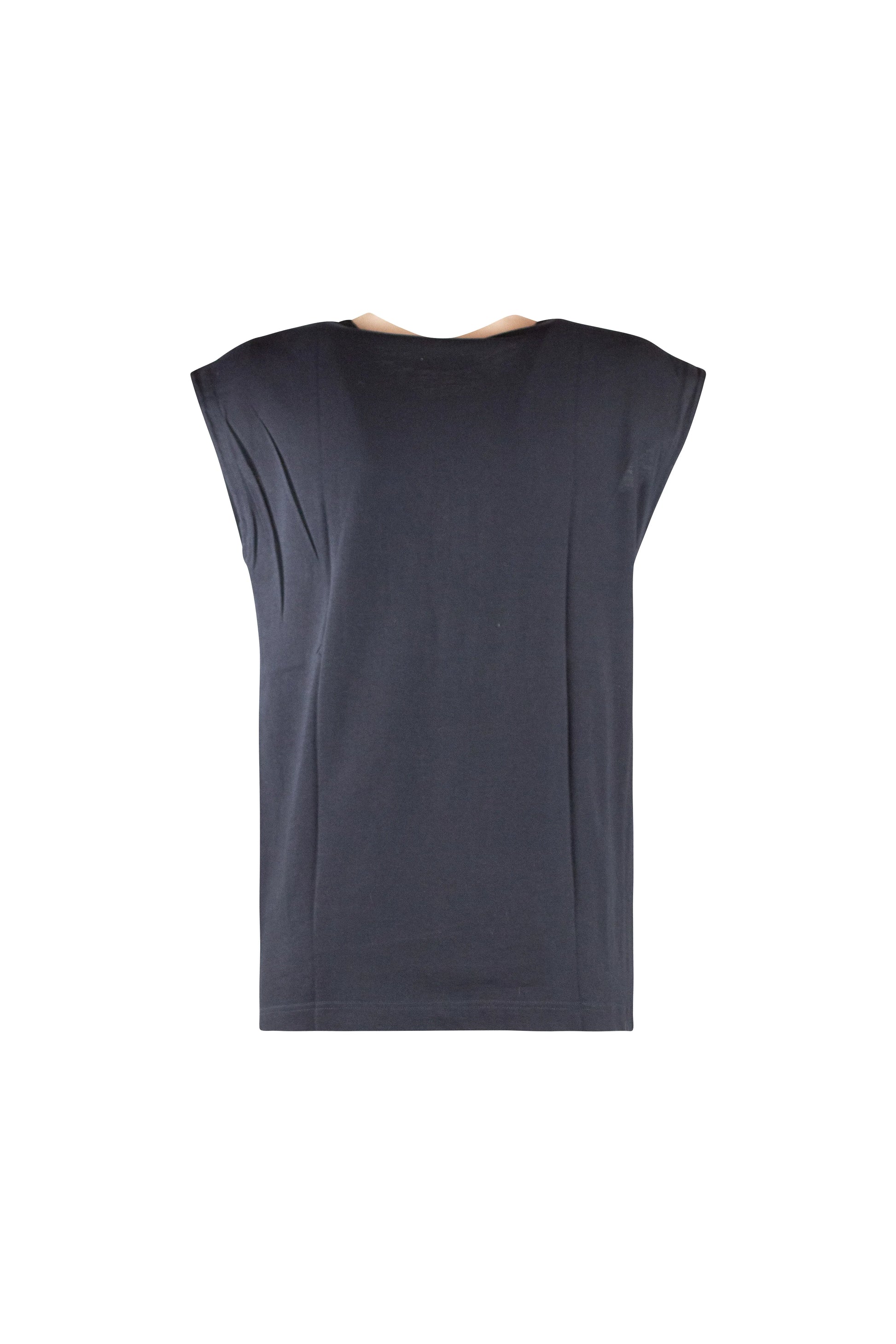 Sleveless logo tshirt