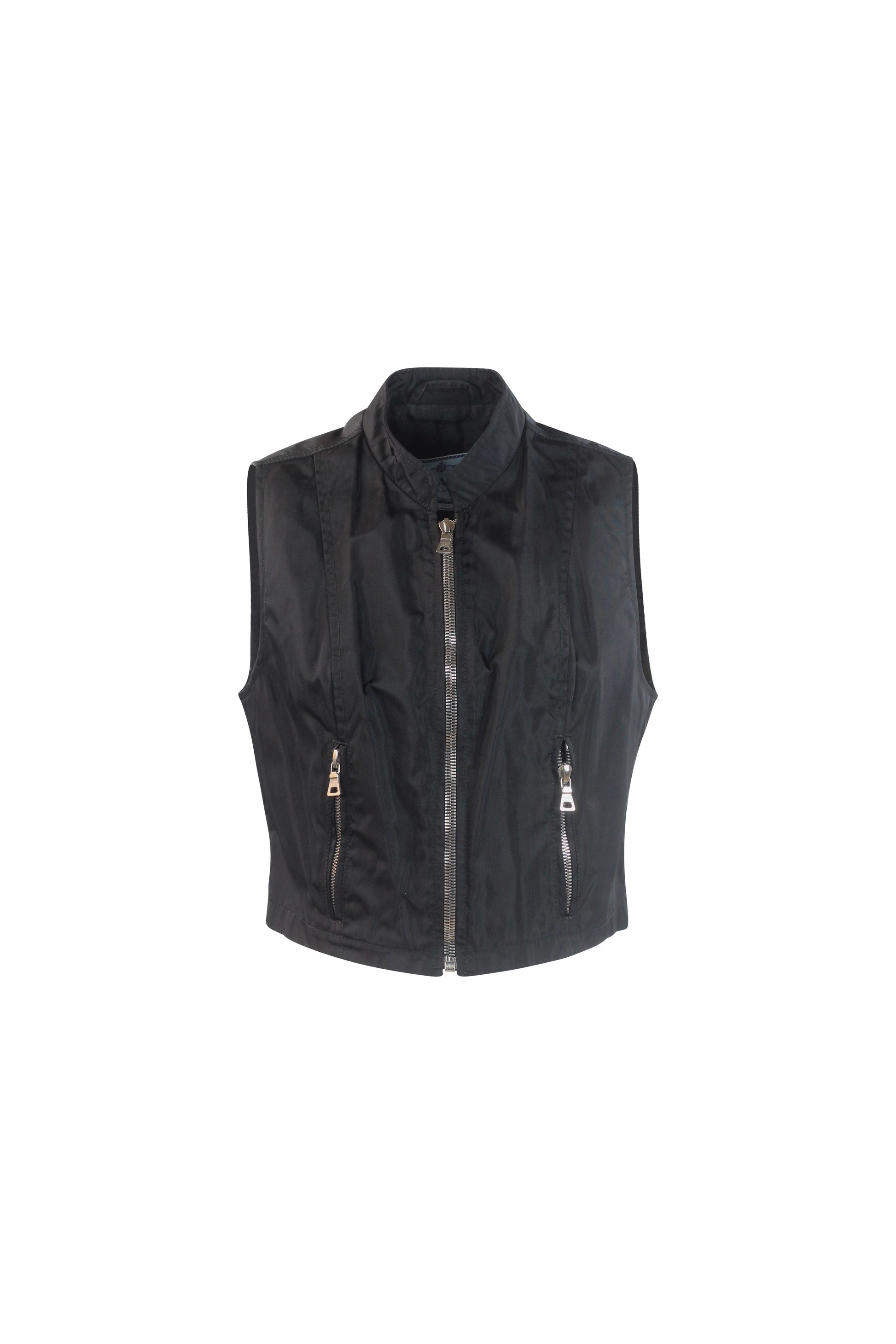 Black Nylon Vest SS1995