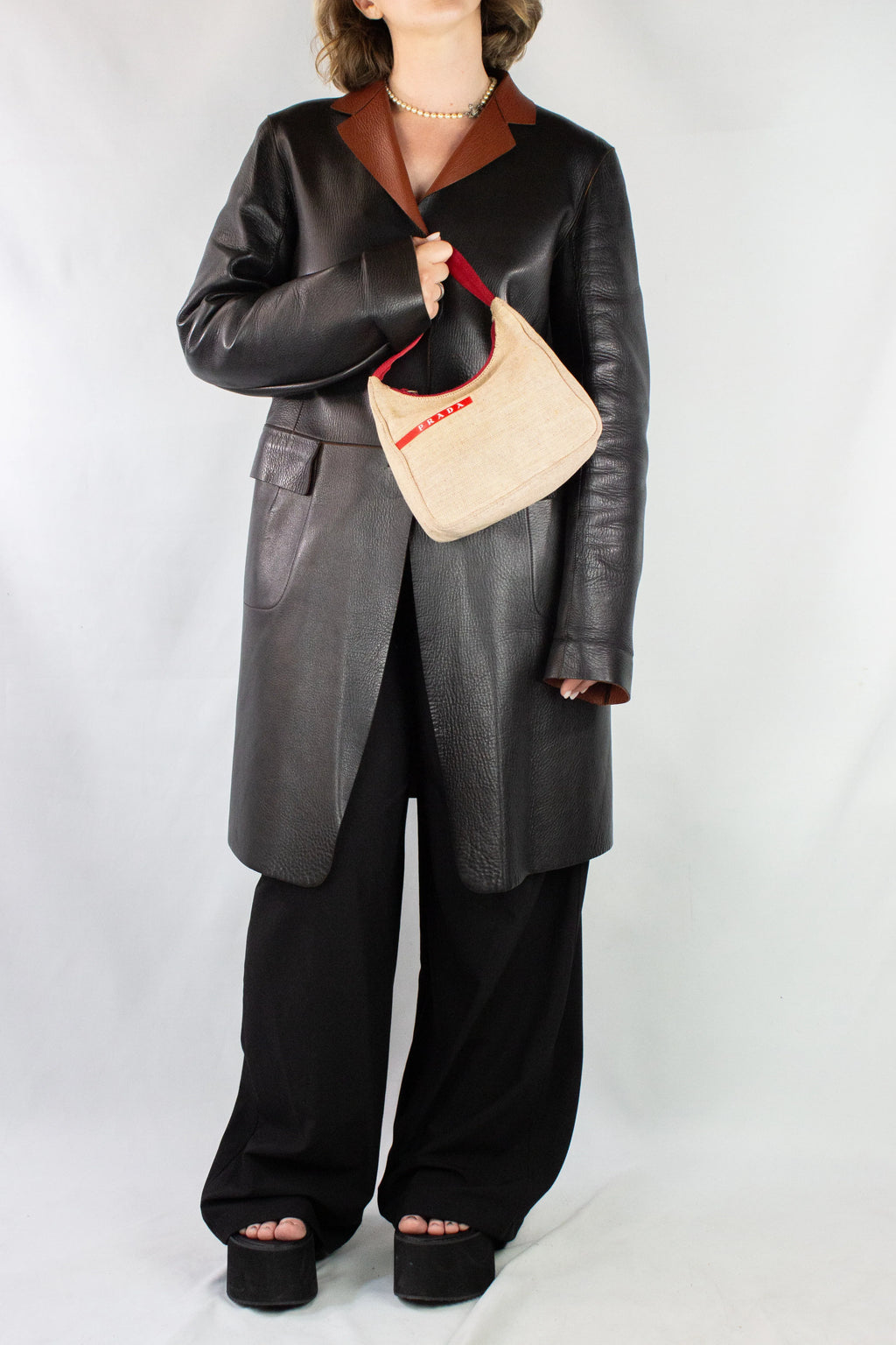 Red shoulder bag SS1999