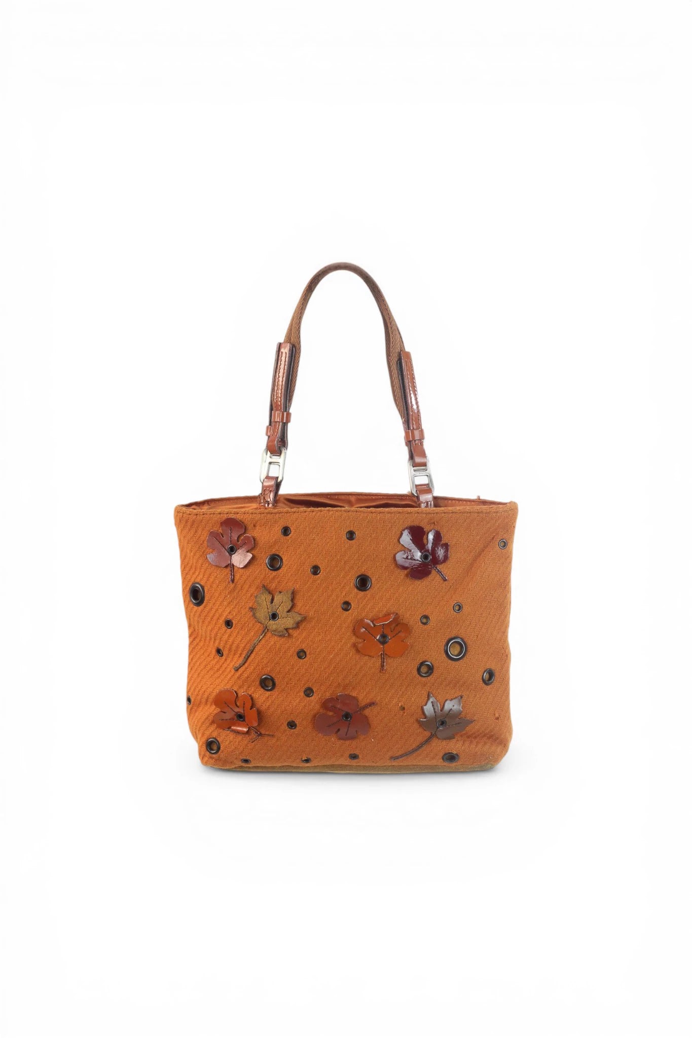 Orange Wool Small Tote Bag FW1999