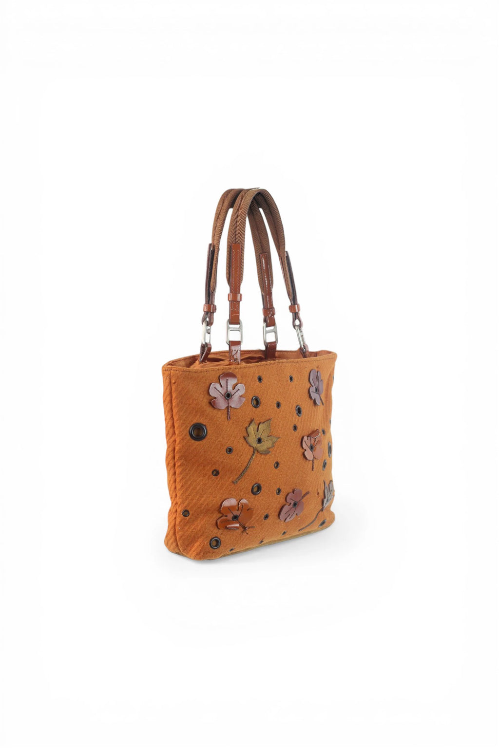 Orange Wool Small Tote Bag FW1999