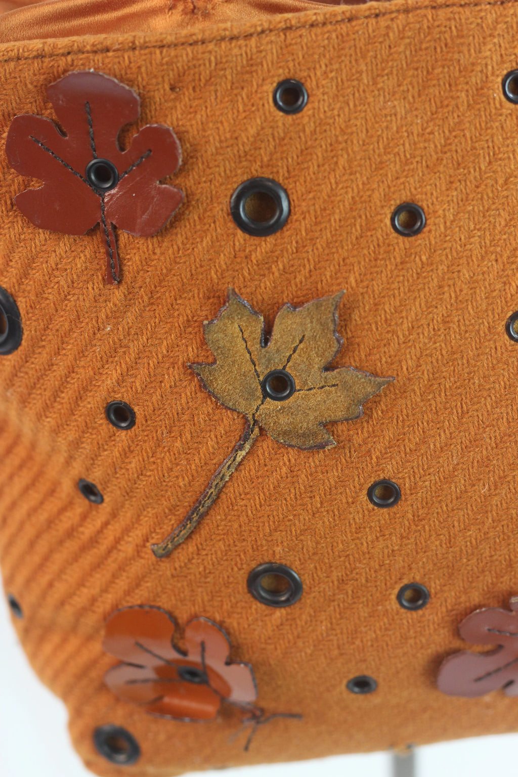 Orange Wool Small Tote Bag FW1999
