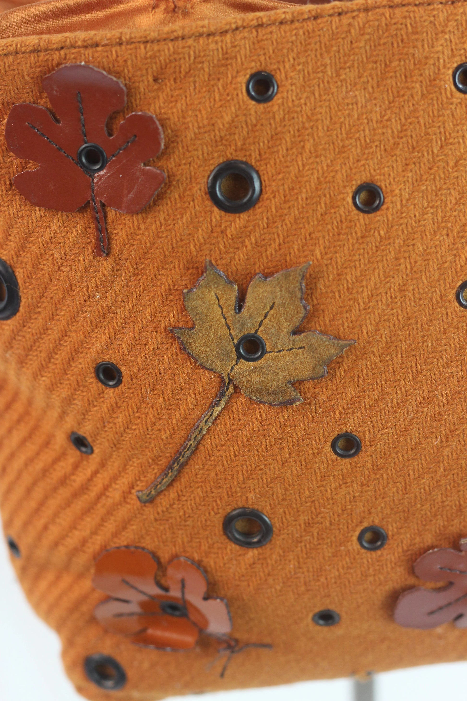 Orange Wool Small Tote Bag FW1999