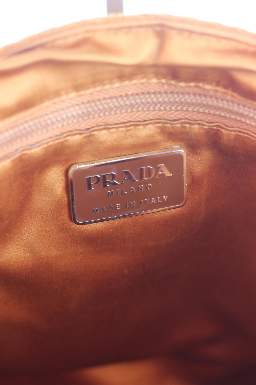 Orange Wool Small Tote Bag FW1999
