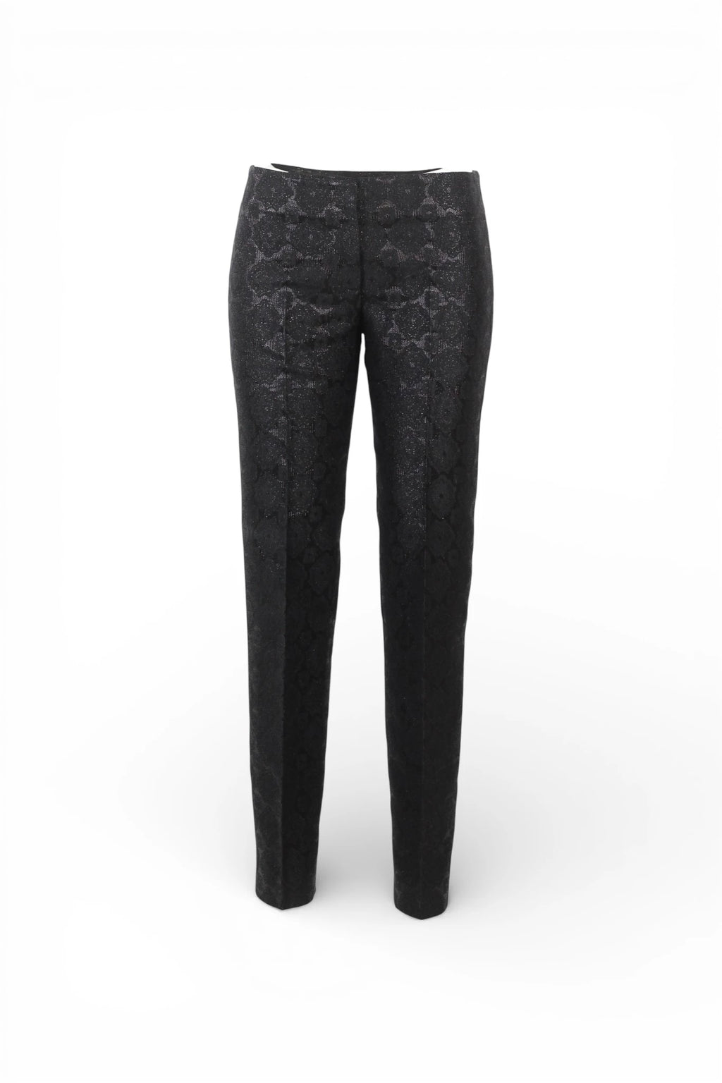 Lurex Tapered Trousers with Front Pleat SS2002