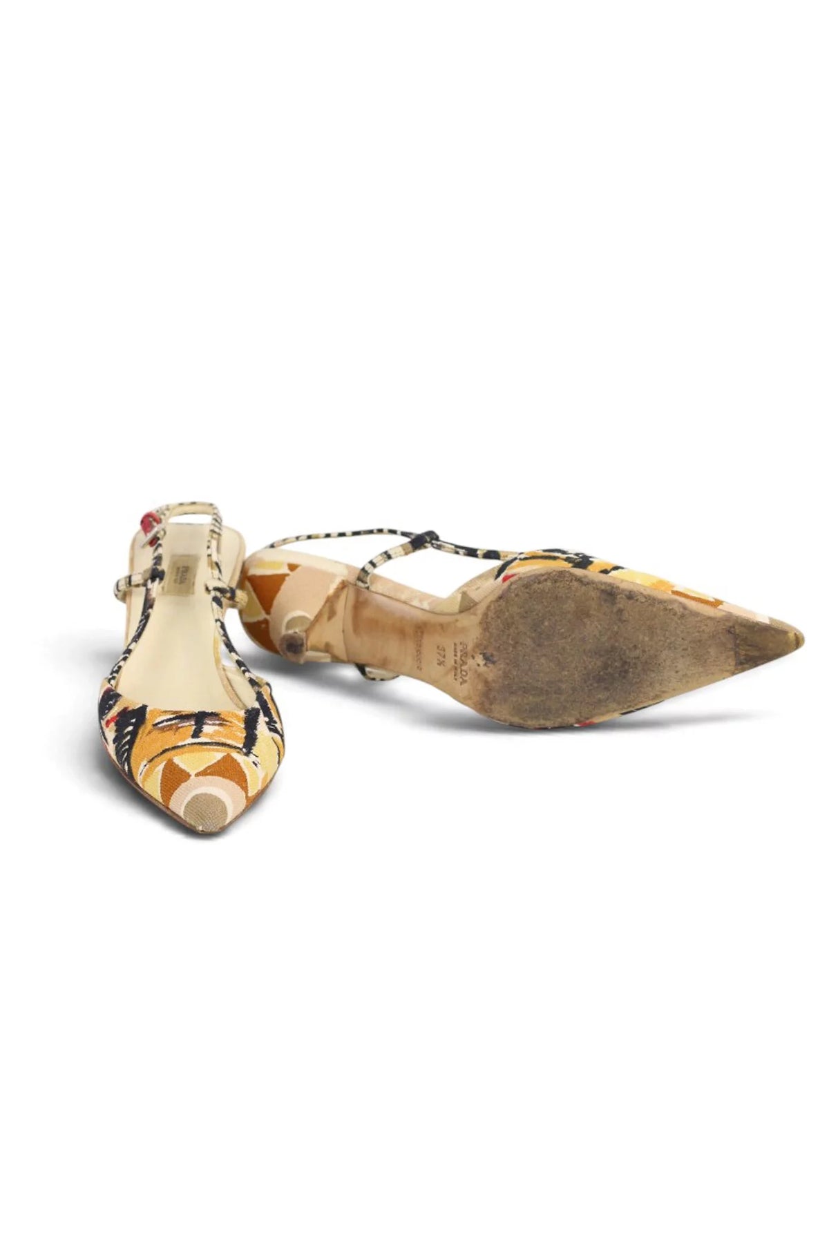 Milano Print Kitten Heel Slingback SS2004