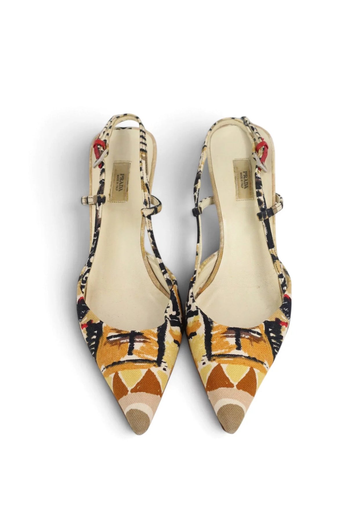 Milano Print Kitten Heel Slingback SS2004