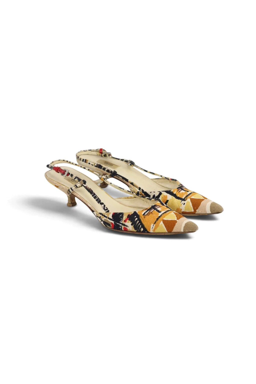Milano Print Kitten Heel Slingback SS2004