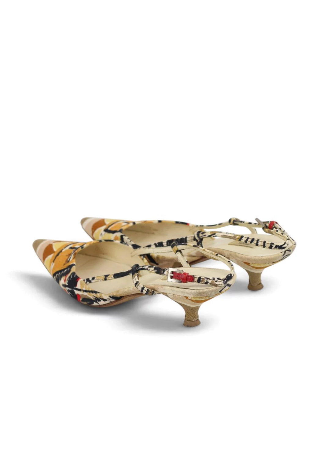 Milano Print Kitten Heel Slingback SS2004