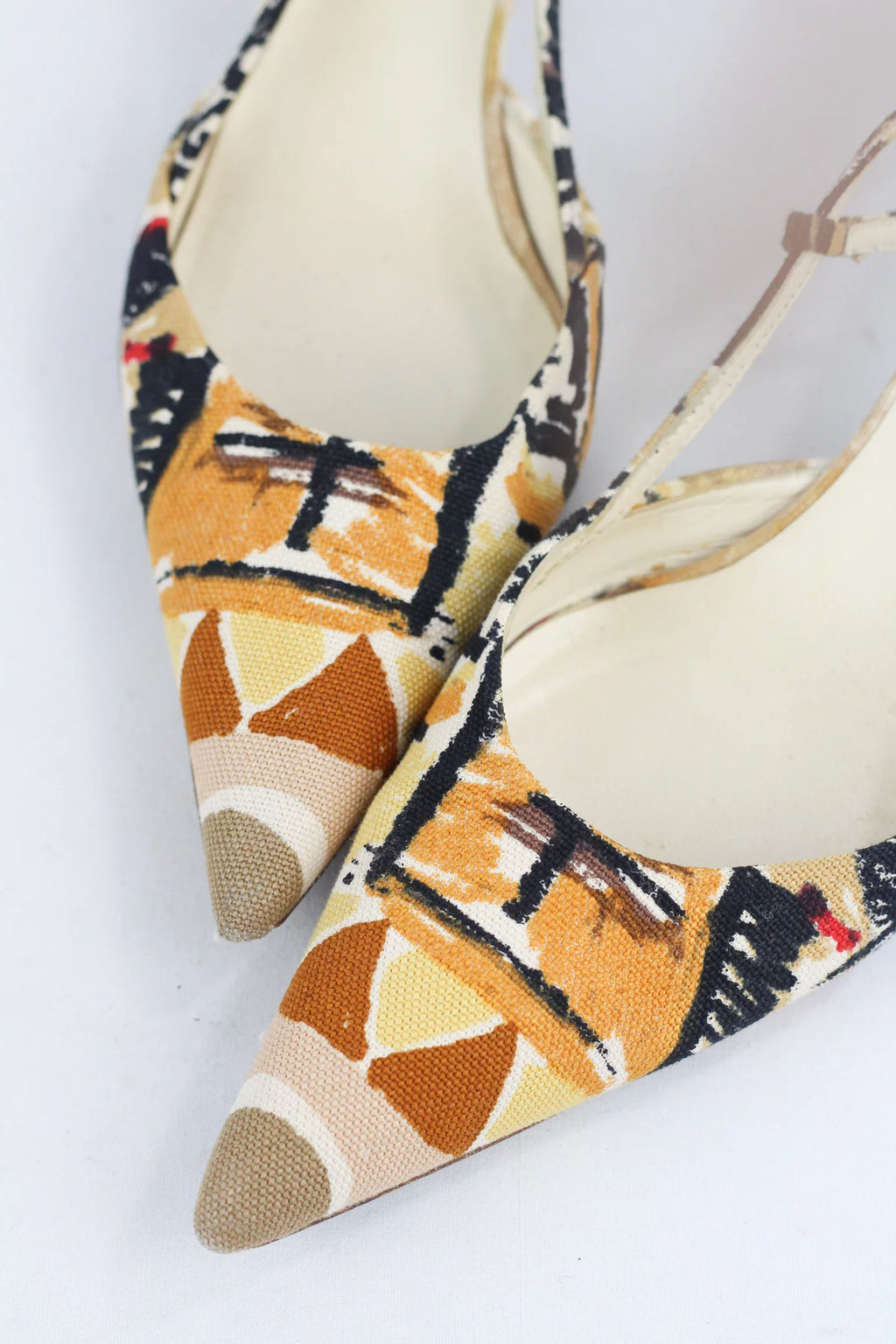 Milano Print Kitten Heel Slingback SS2004