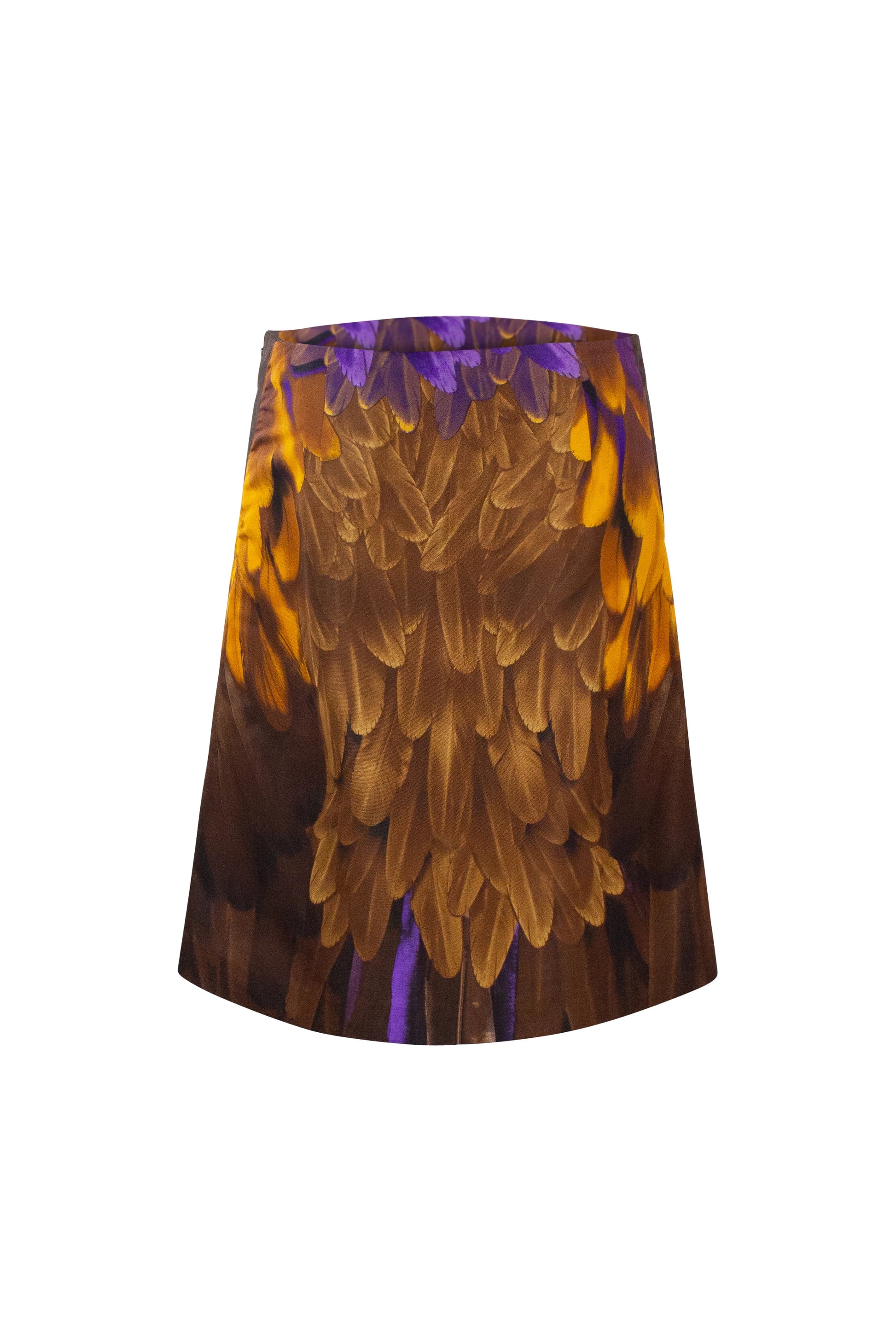 Feather Print A-Line Skirt SS2005