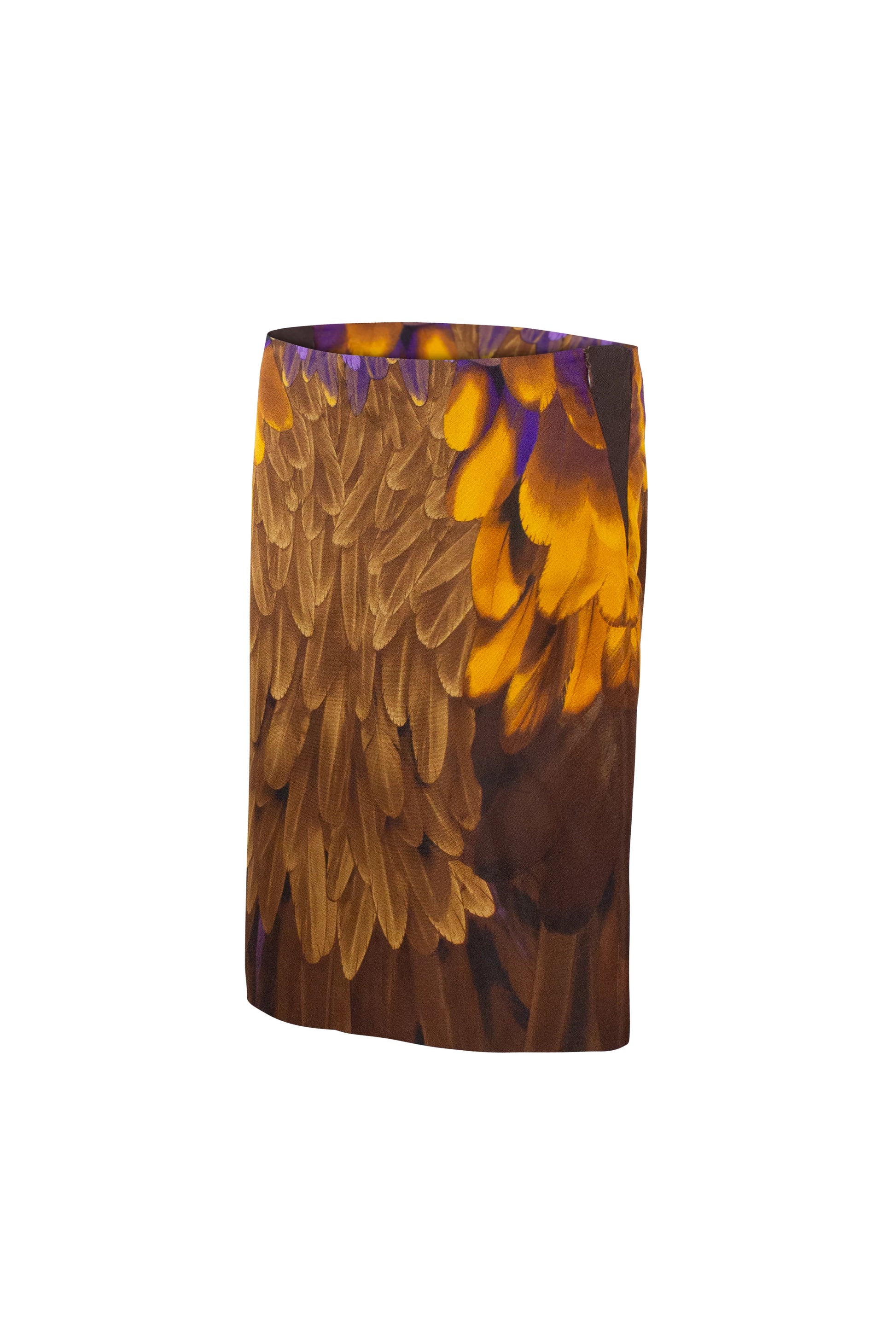 Feather Print A-Line Skirt SS2005