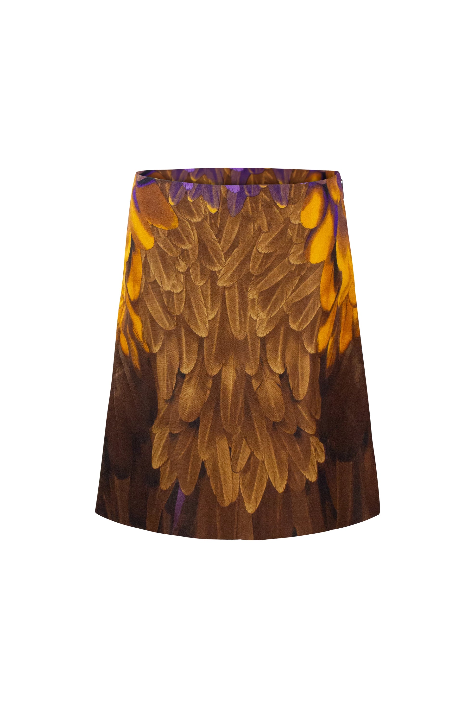 Feather Print A-Line Skirt SS2005